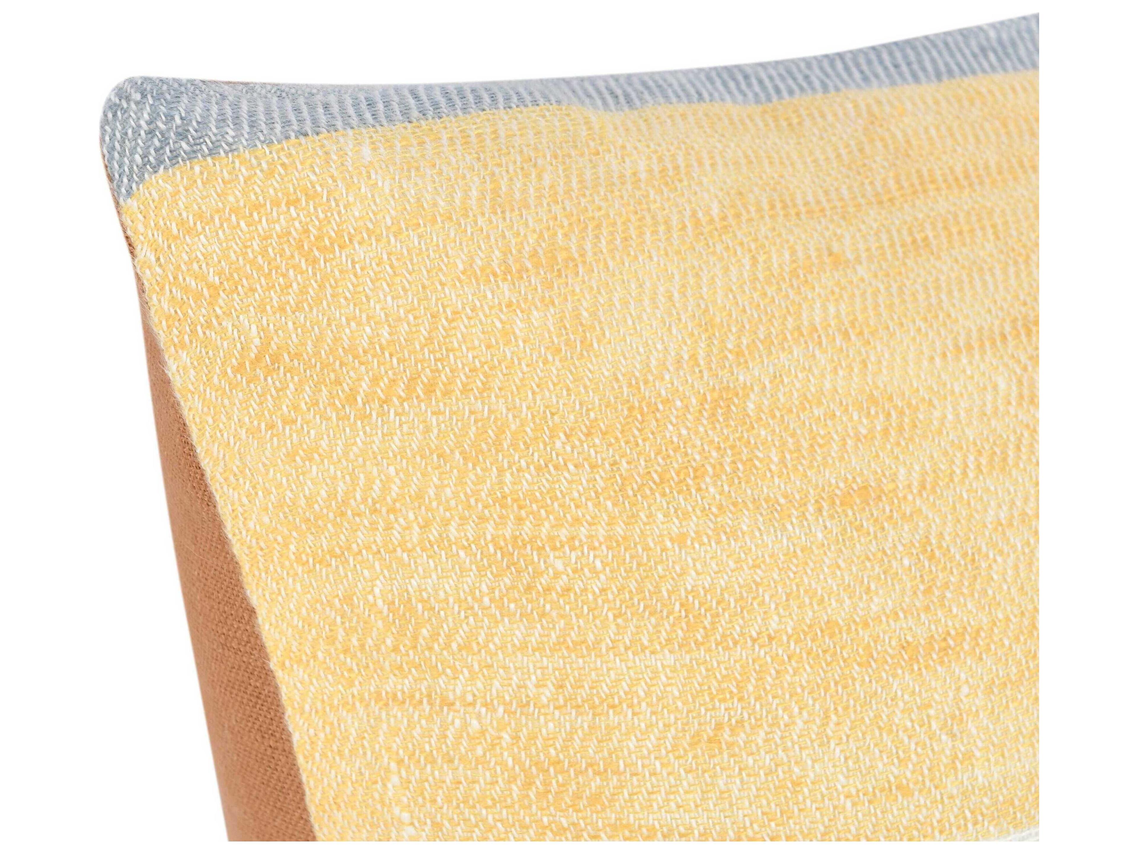 Villa by Classic Home Crawford Yellow Multicolor Throw Pillow