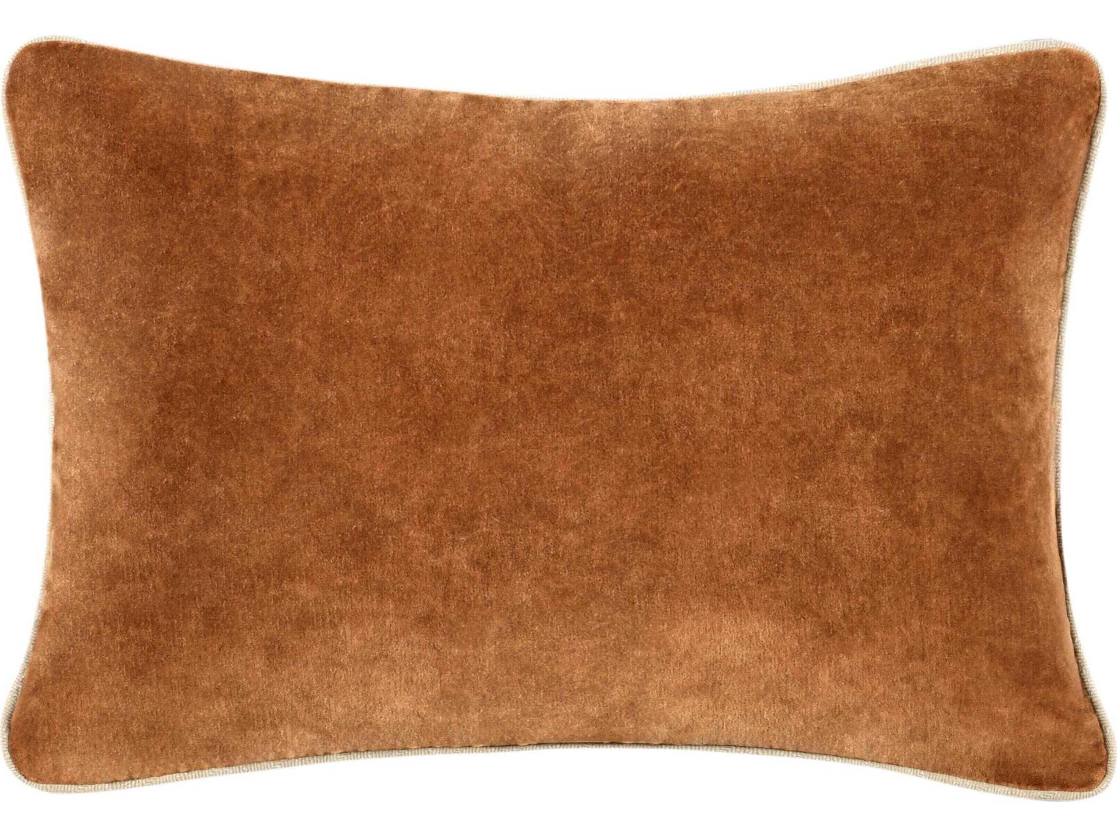 Harriet Hazel Brown Throw Pillow