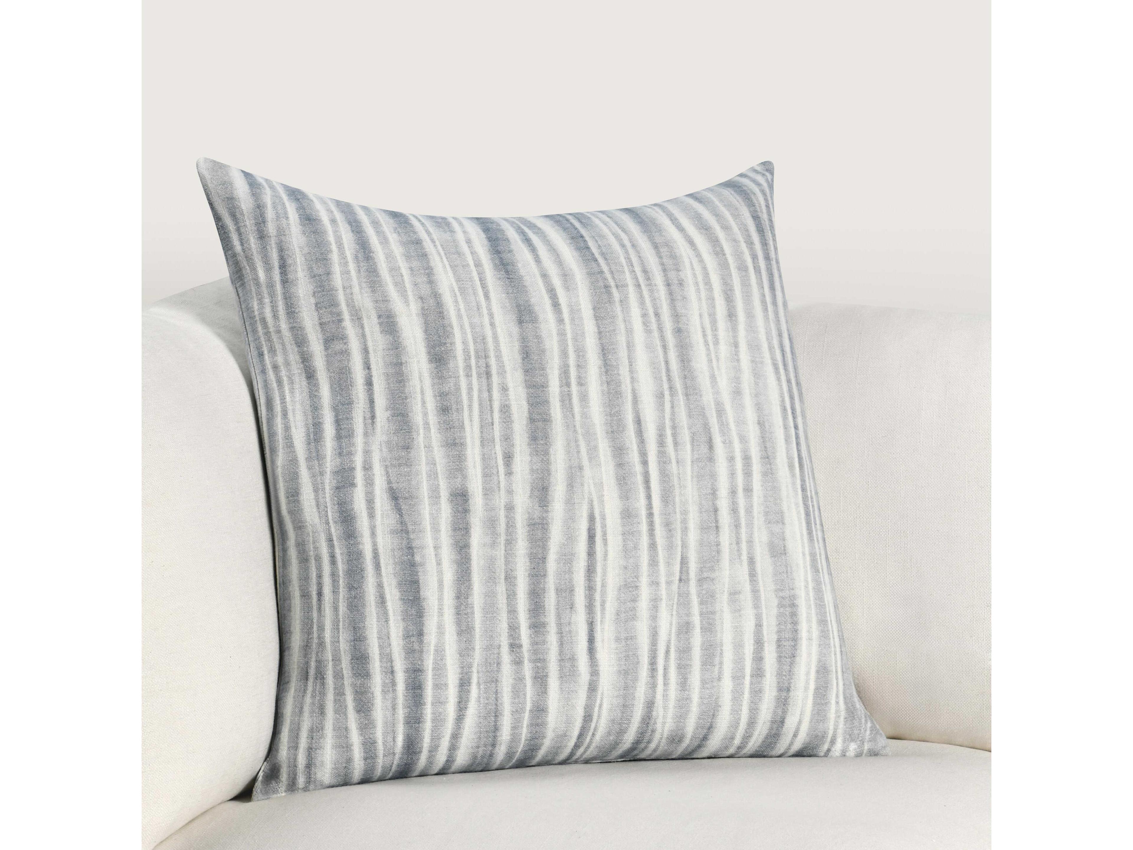 Villa by Classic Home Holston Blue Throw Pillow