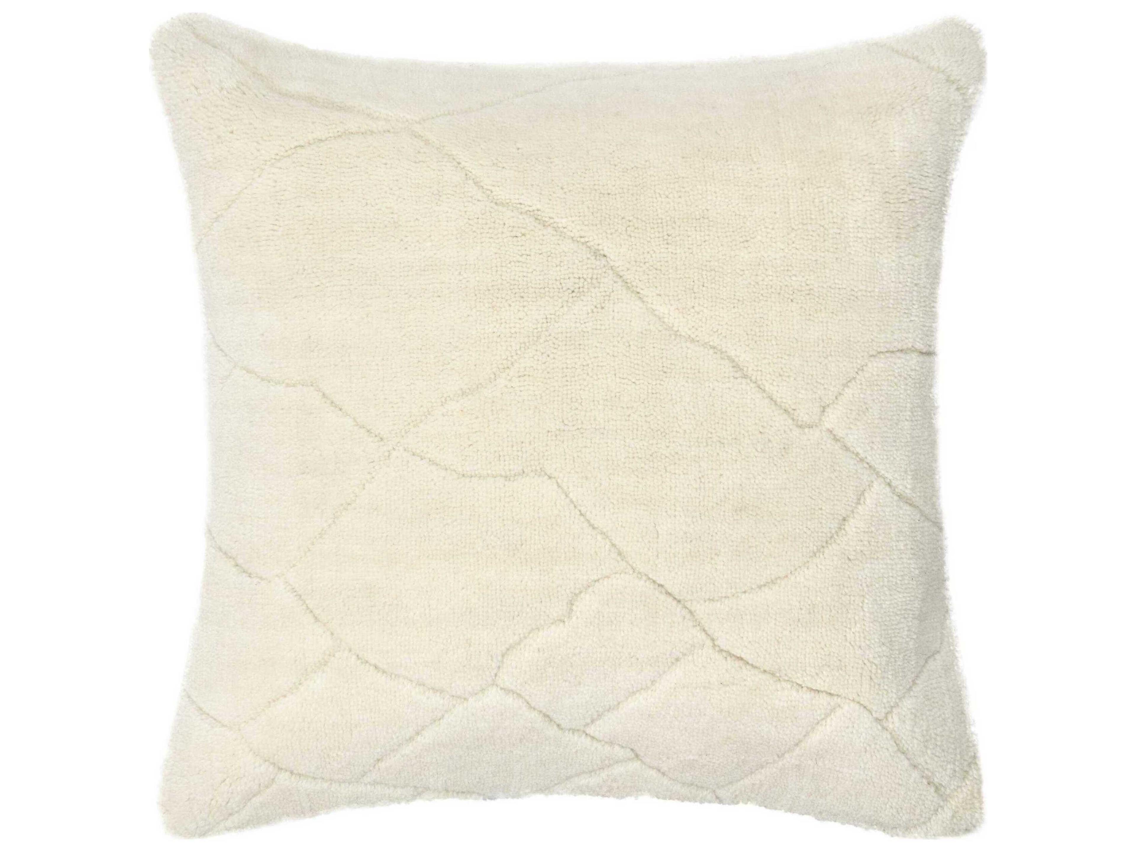 Mercer Ivory Throw Pillow