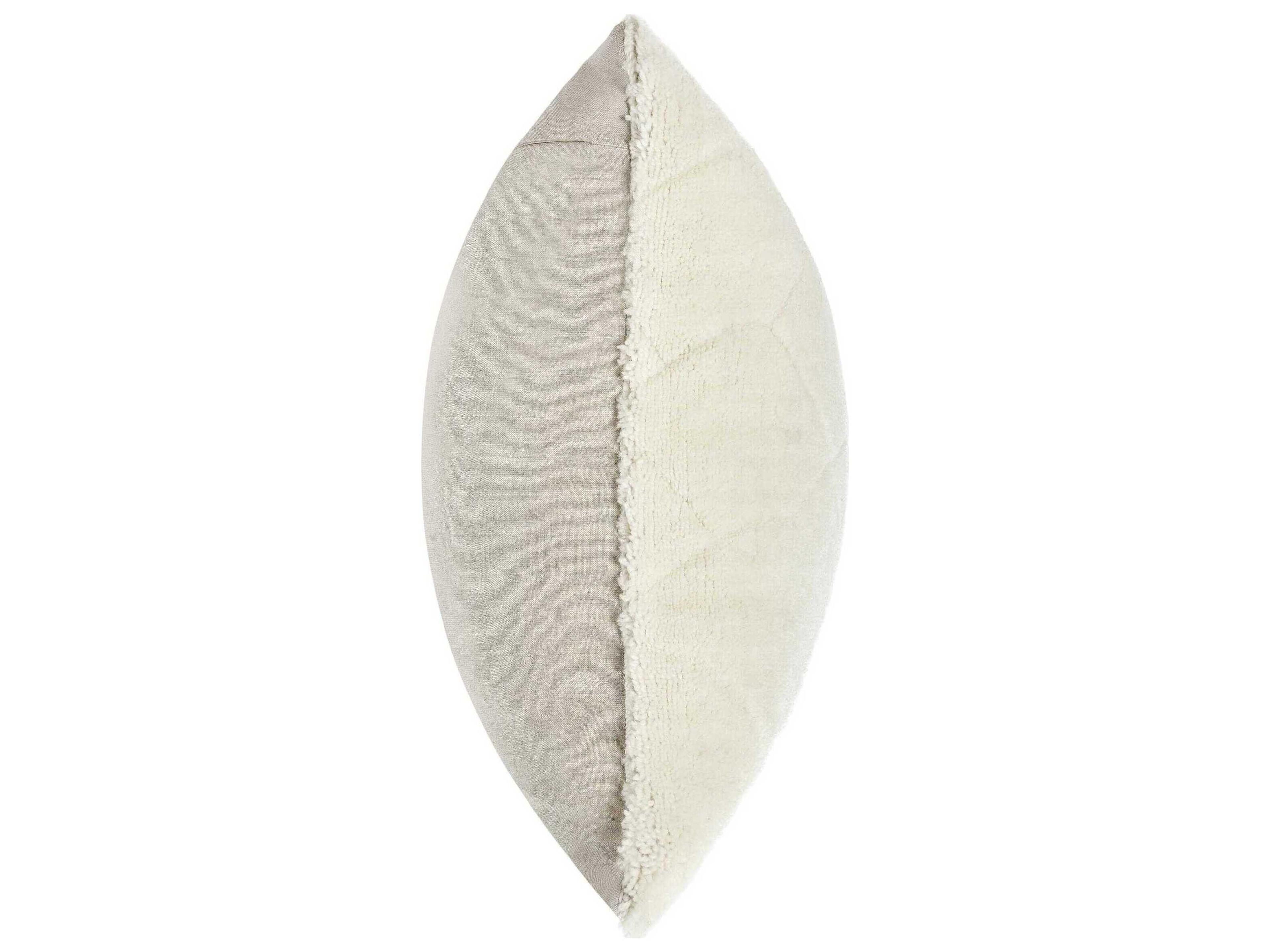 Villa by Classic Home Mercer Ivory Throw Pillow