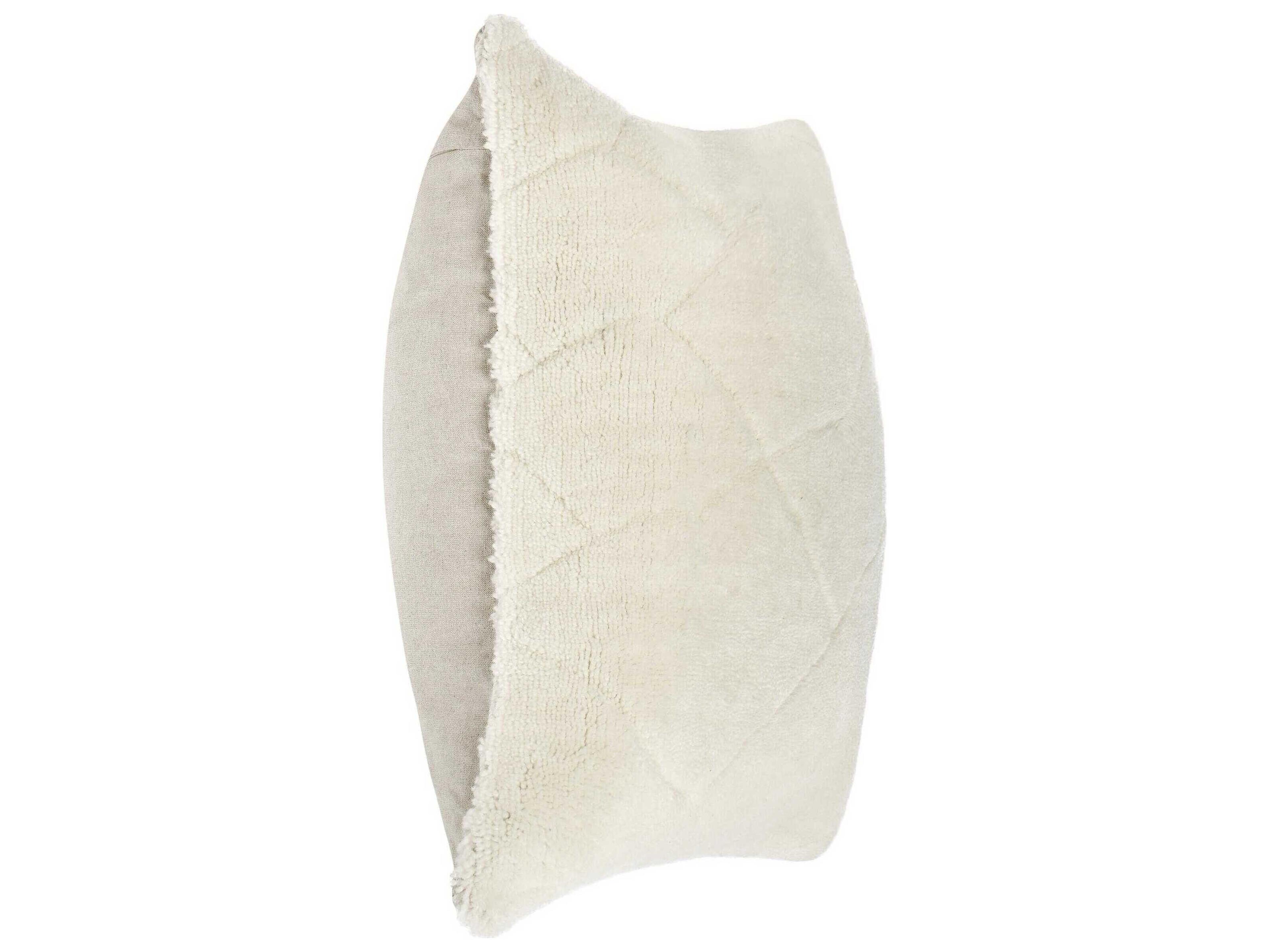 Villa by Classic Home Mercer Ivory Throw Pillow