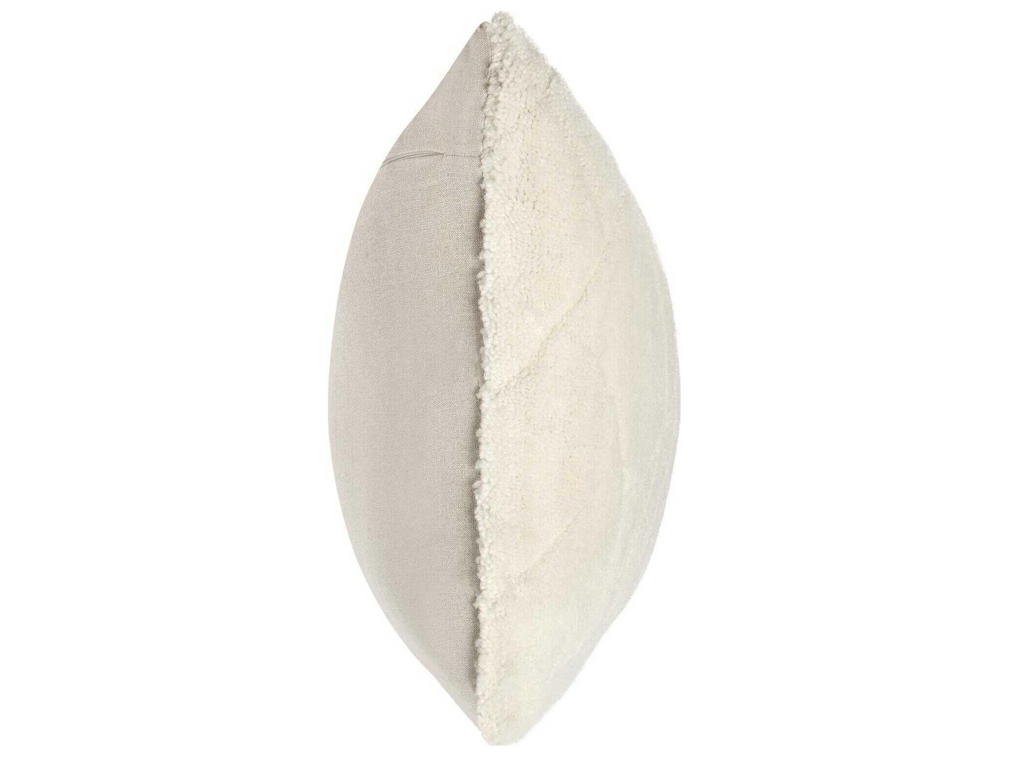 Villa by Classic Home Mercer Ivory Throw Pillow