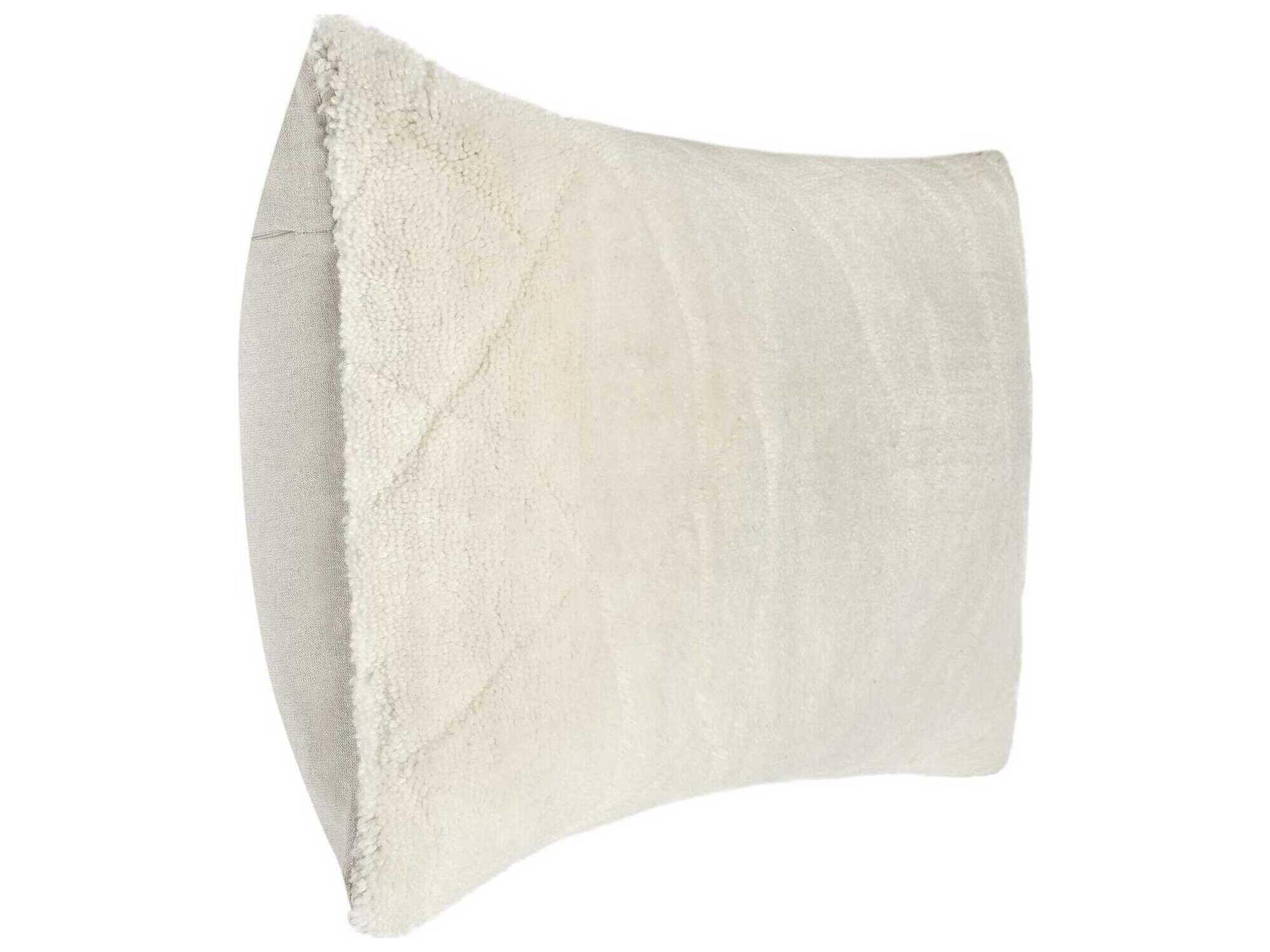 Villa by Classic Home Mercer Ivory Throw Pillow