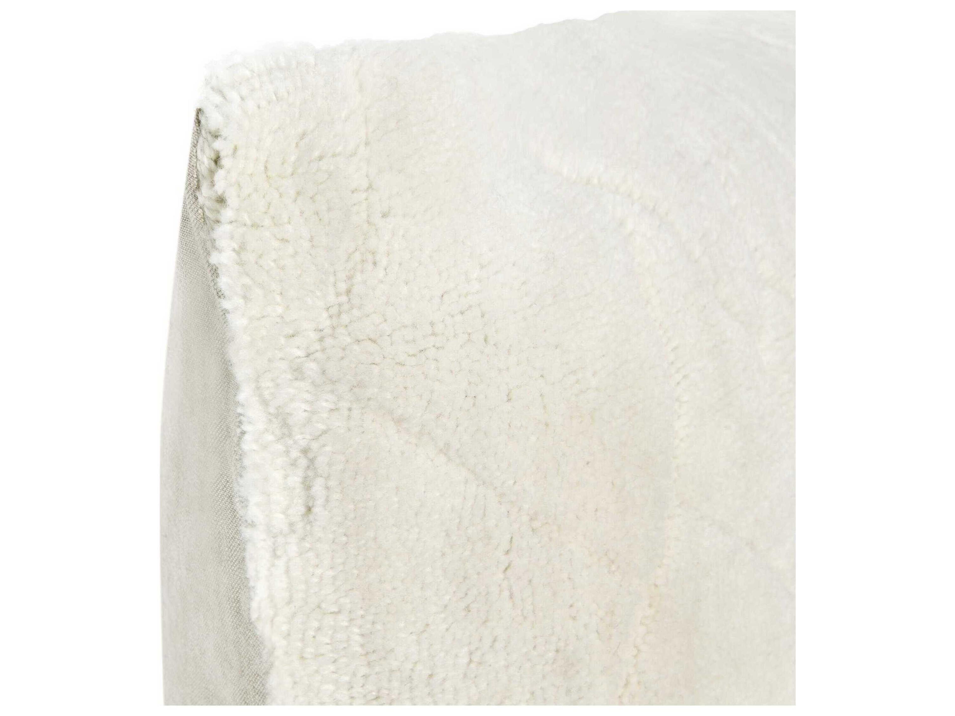 Villa by Classic Home Mercer Ivory Throw Pillow