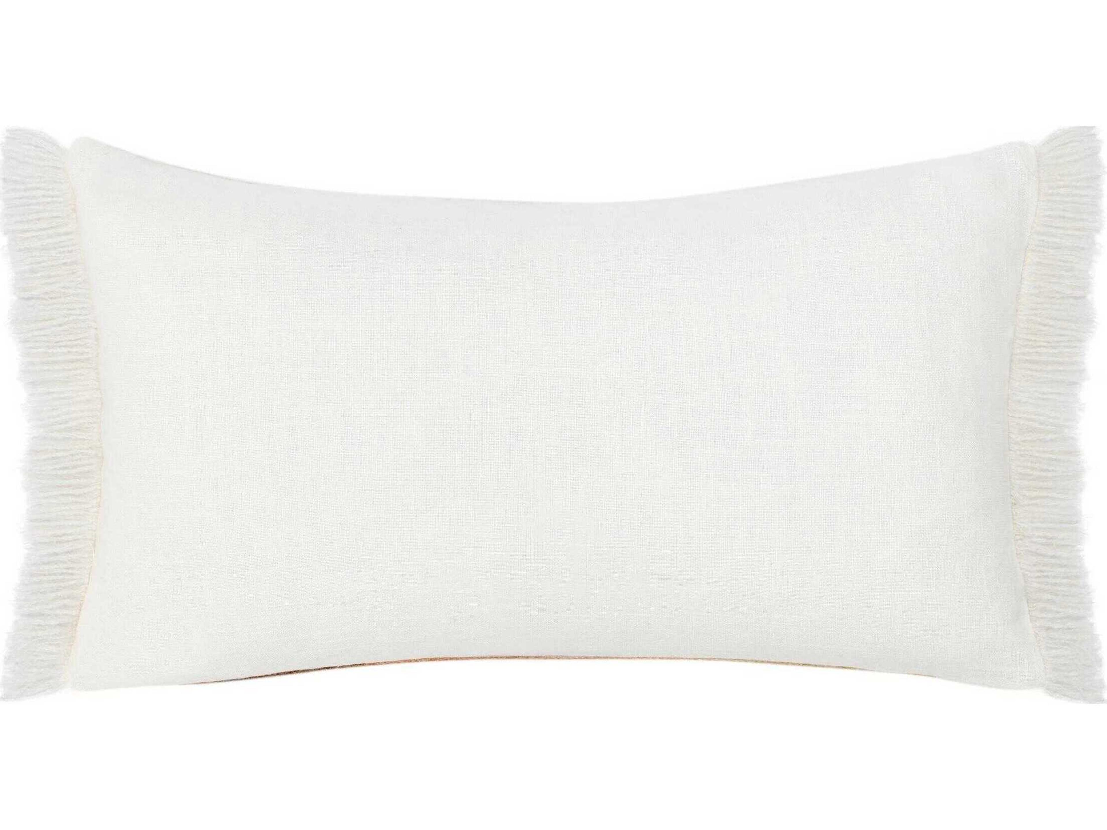 Villa by Classic Home Rahun Ivory Throw Pillow