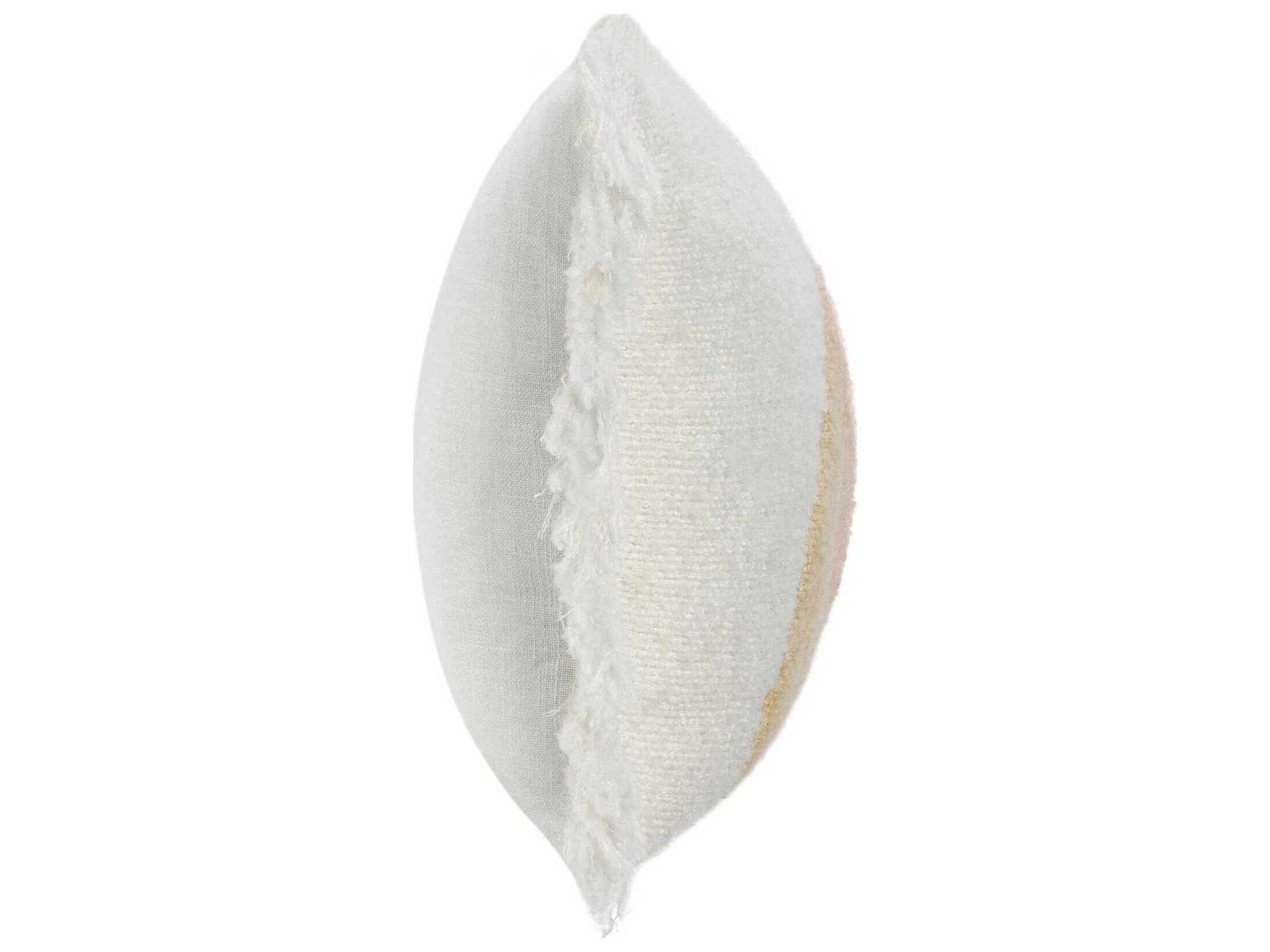 Villa by Classic Home Rahun Ivory Throw Pillow