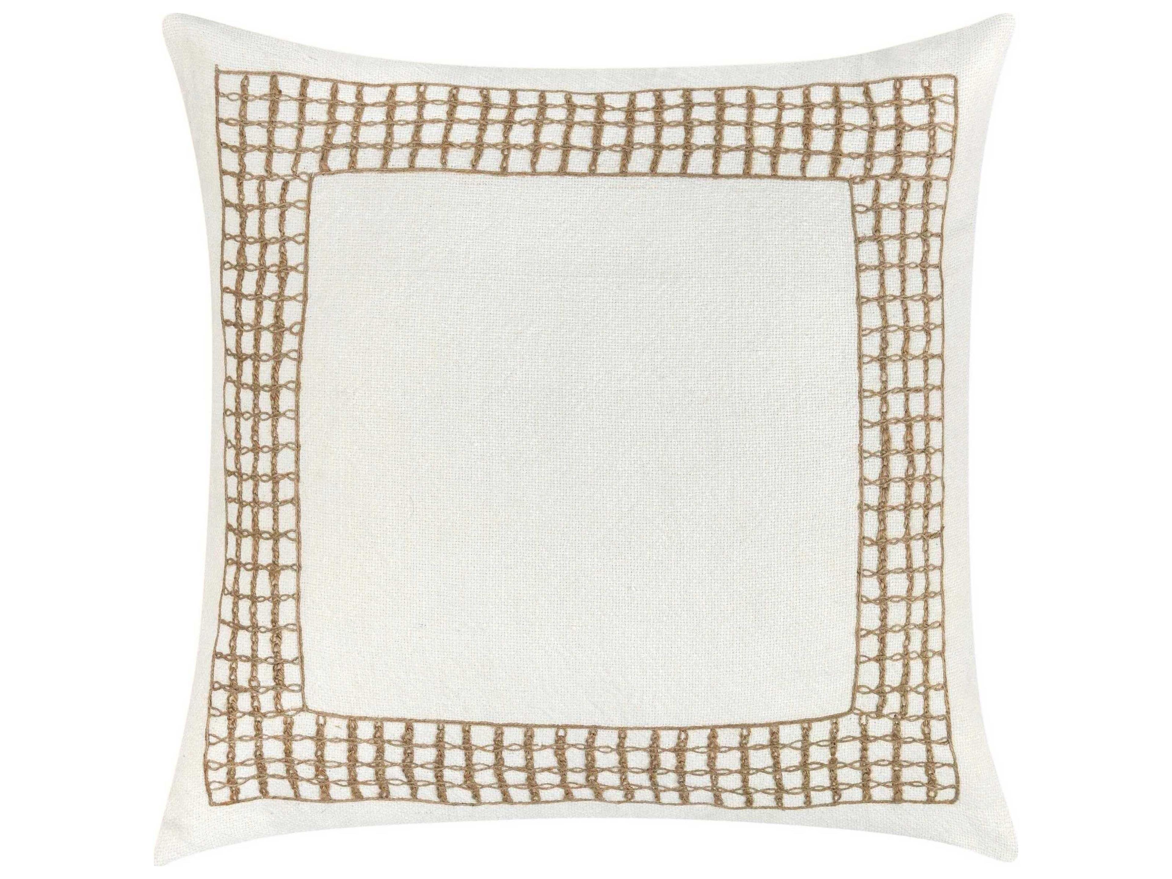 Marina White Throw Pillow