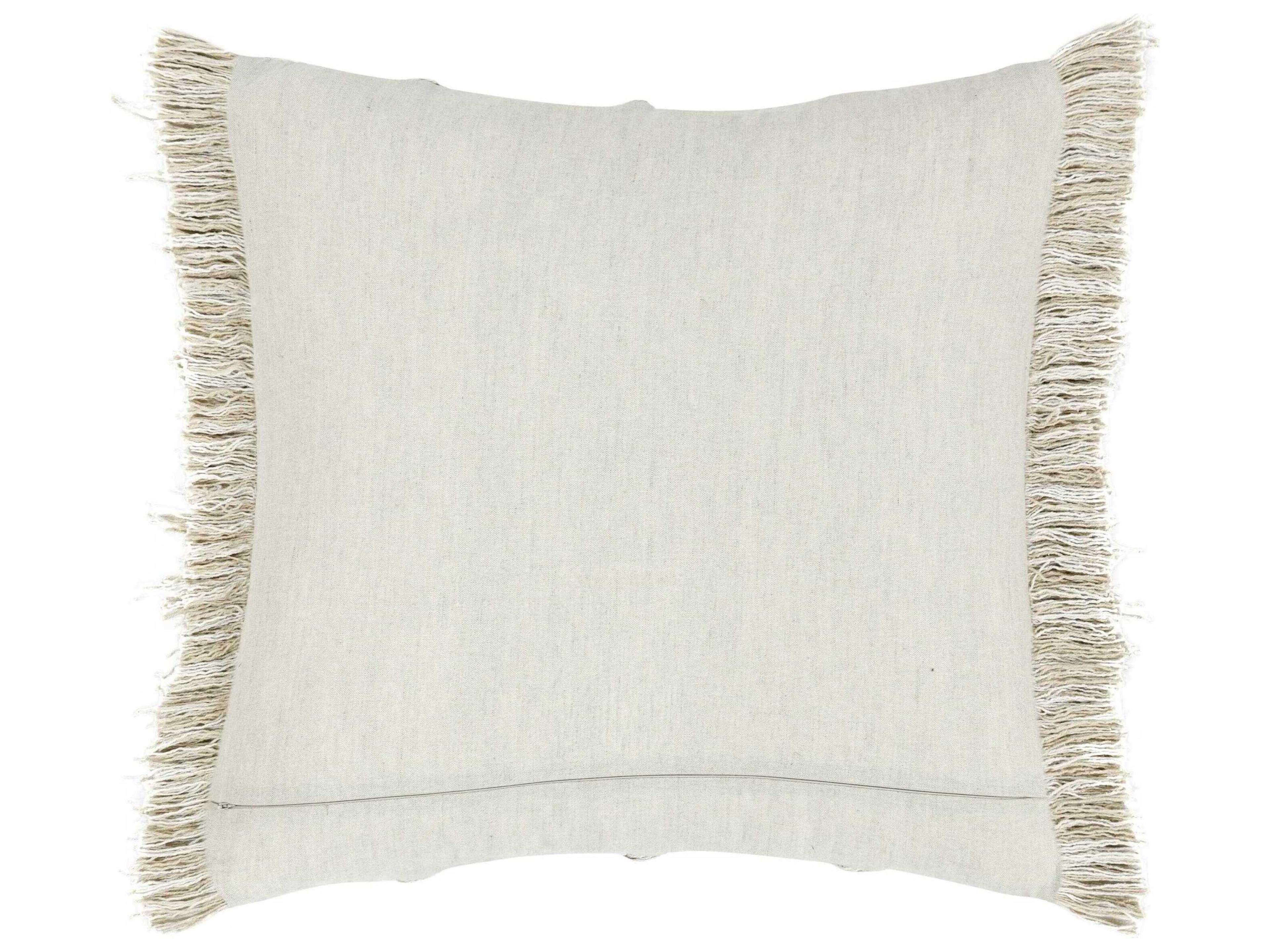 Villa by Classic Home Lucera Beige Throw Pillow