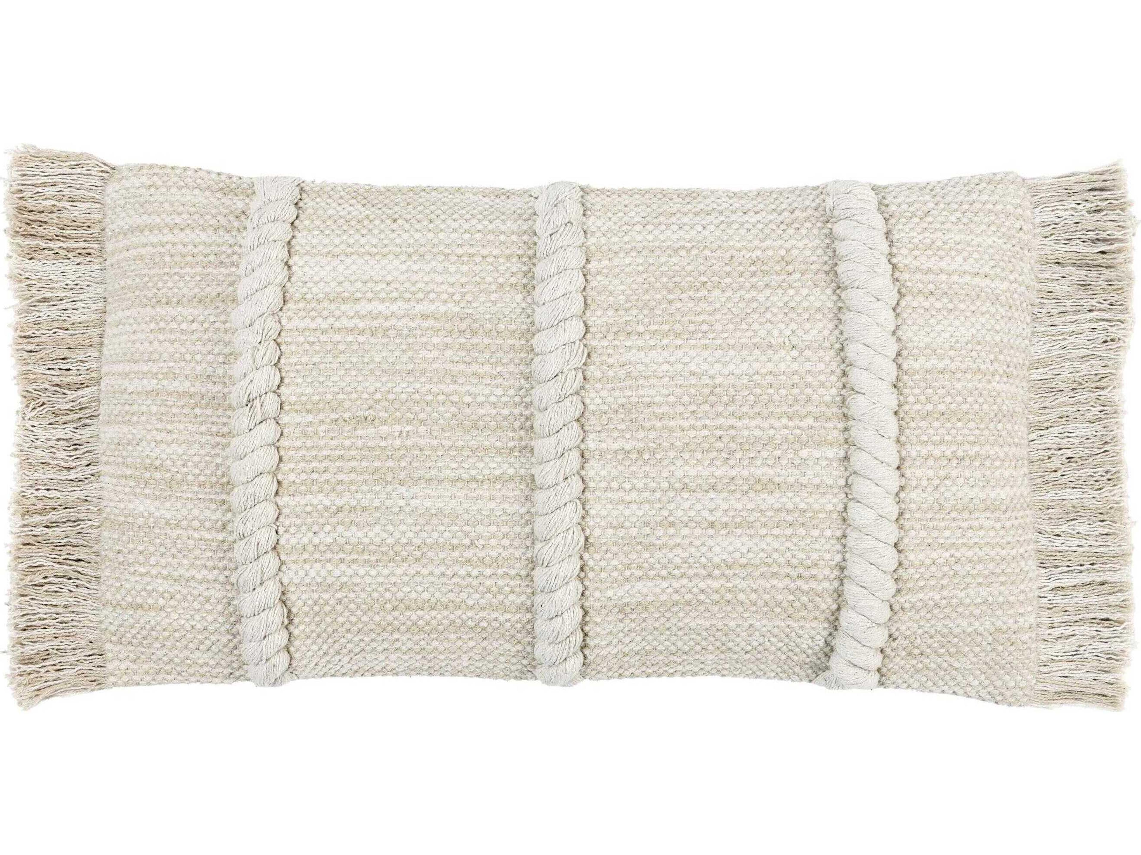 Lucera Beige Throw Pillow