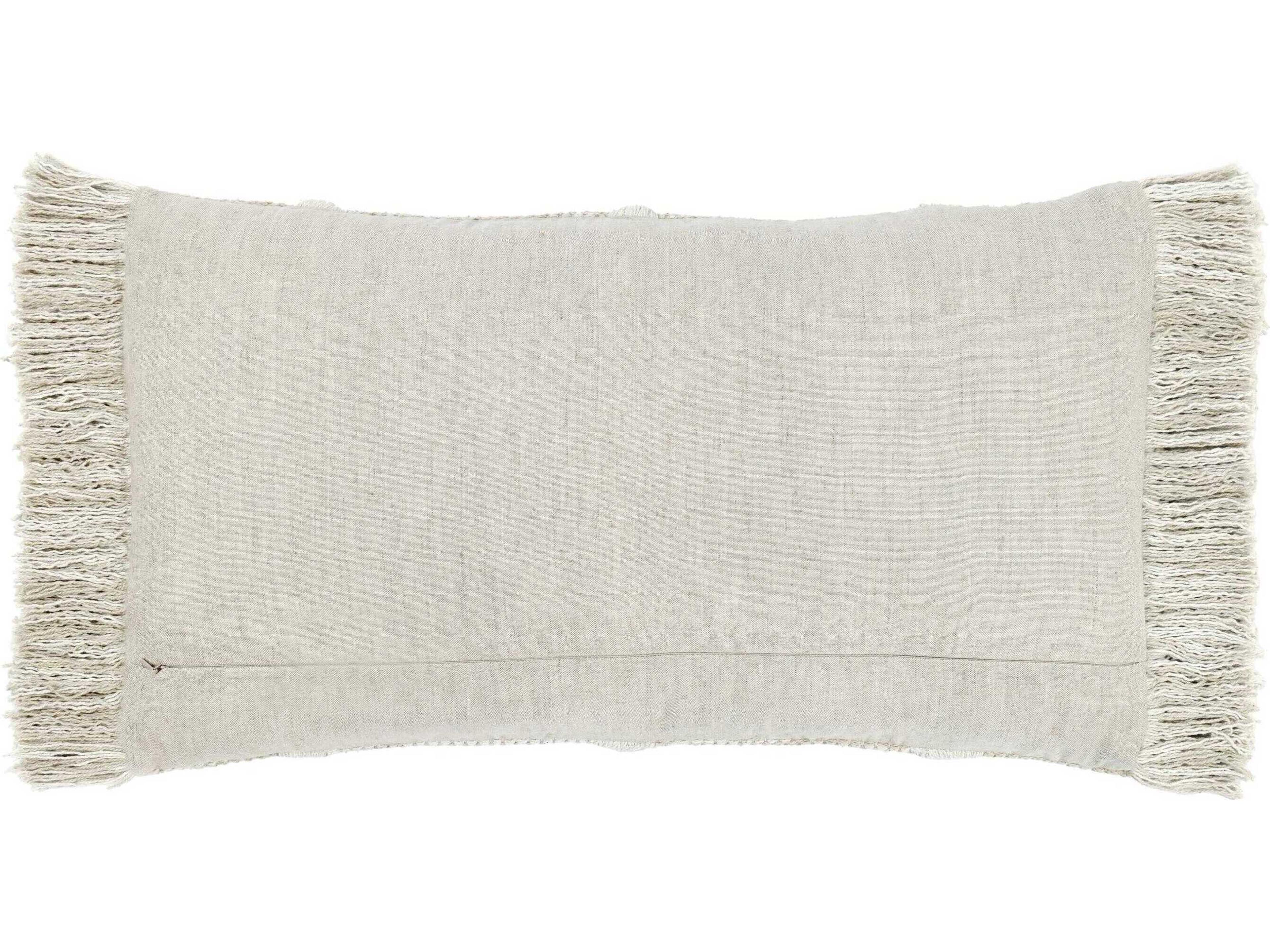 Villa by Classic Home Lucera Beige Throw Pillow