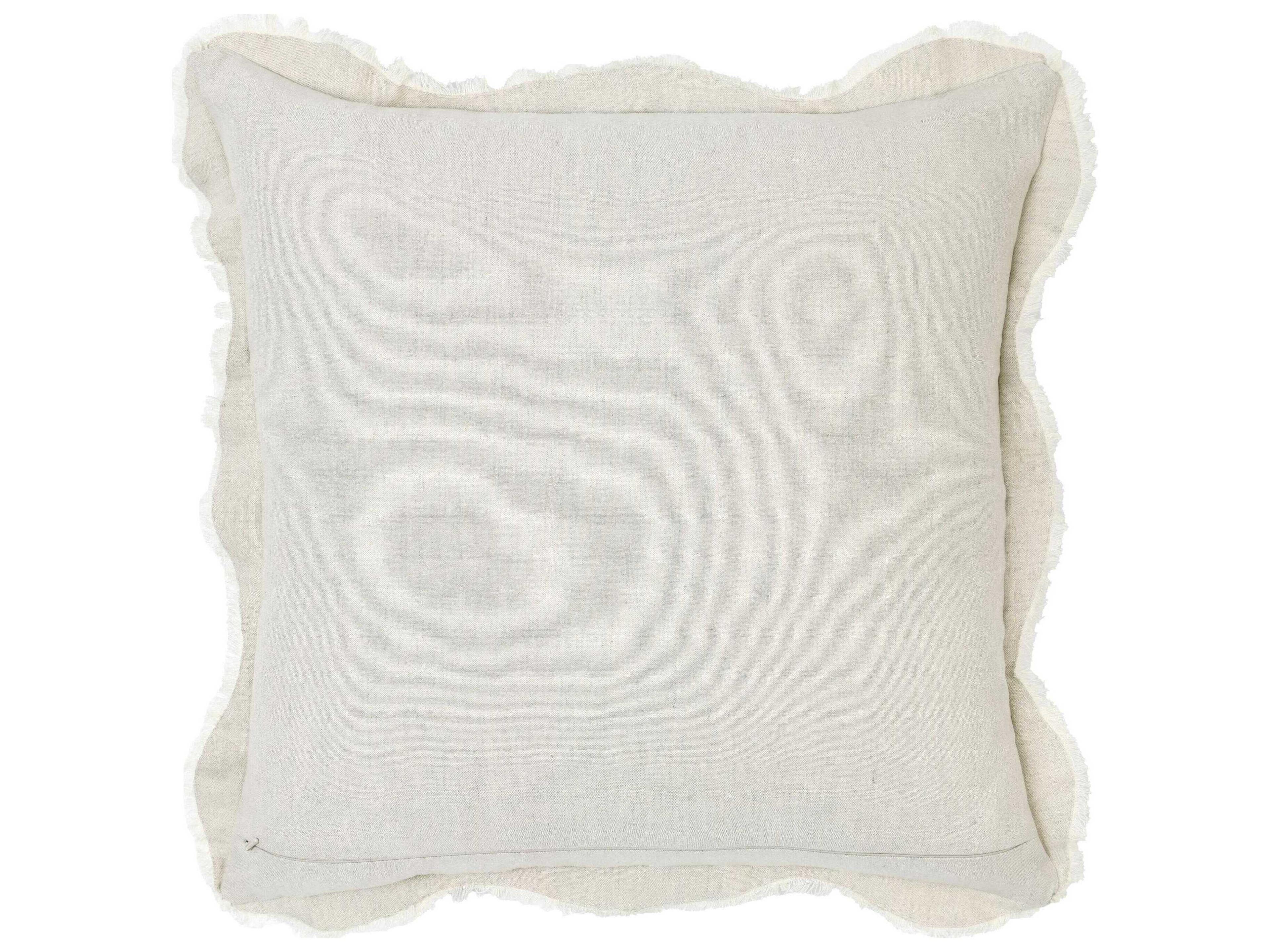Villa by Classic Home Tollo Ivory Throw Pillow