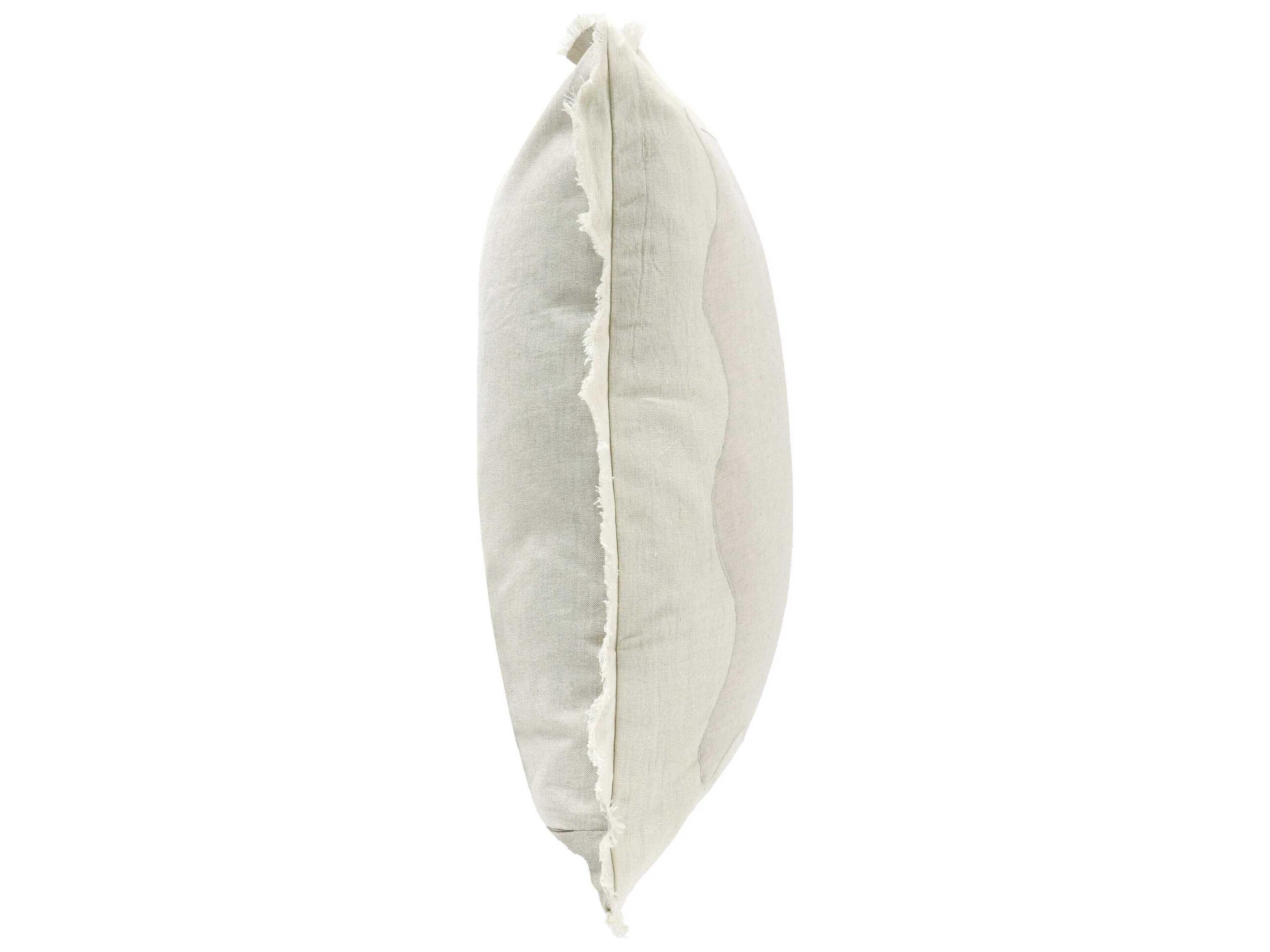 Villa by Classic Home Tollo Ivory Throw Pillow