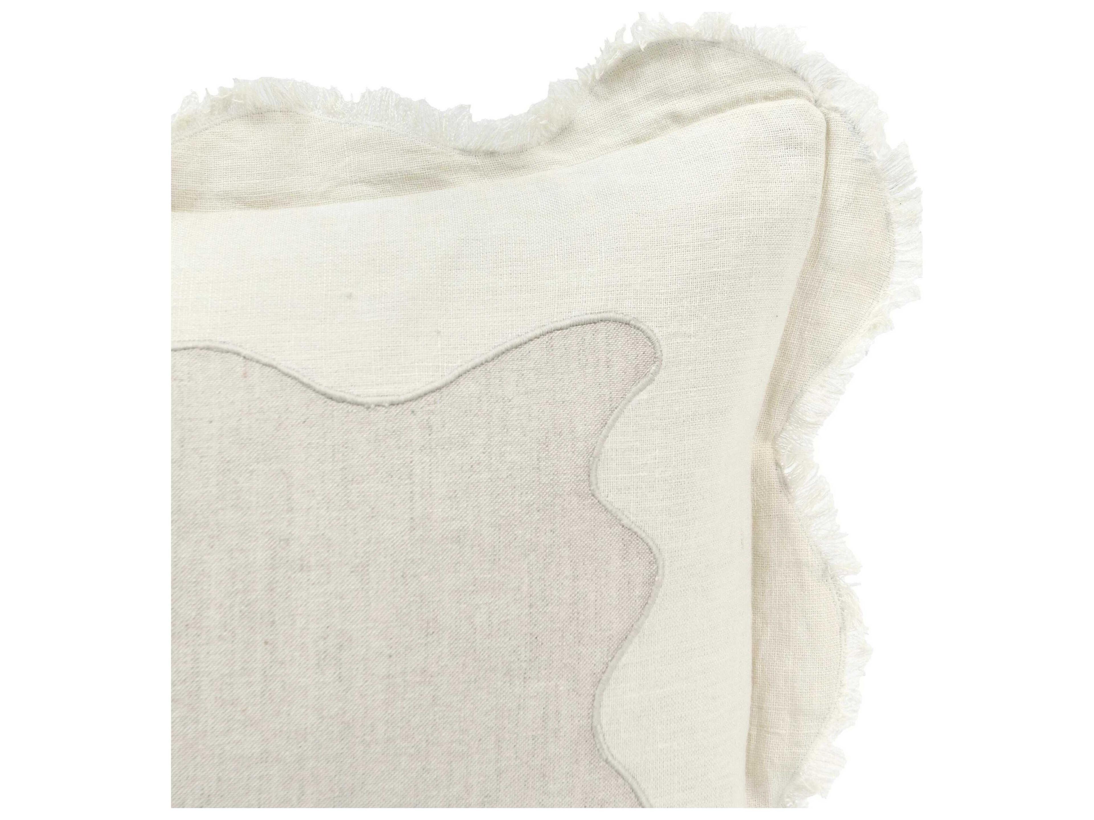 Villa by Classic Home Tollo Ivory Throw Pillow