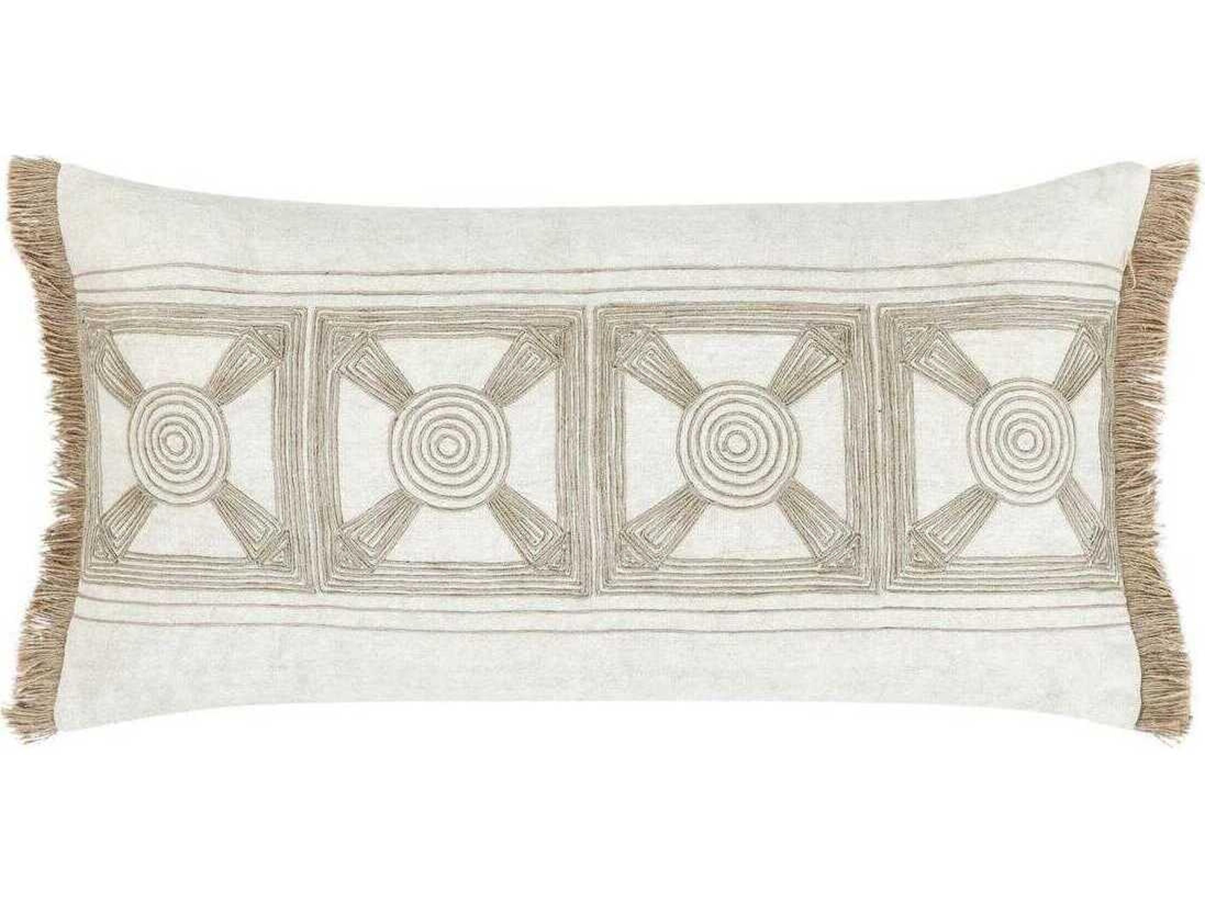 Baia Natural Throw Pillow