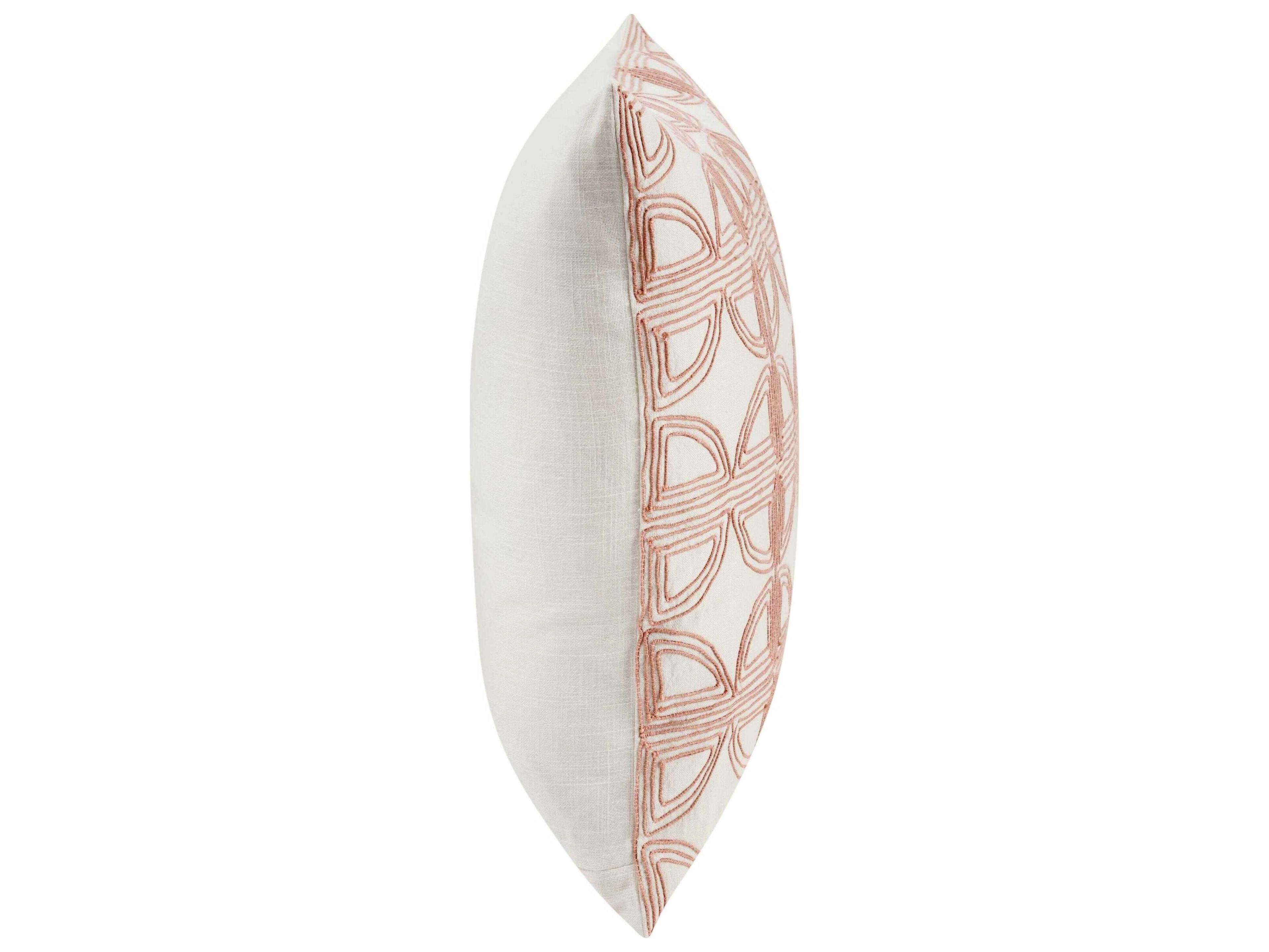 Villa by Classic Home Baia Blush Throw Pillow