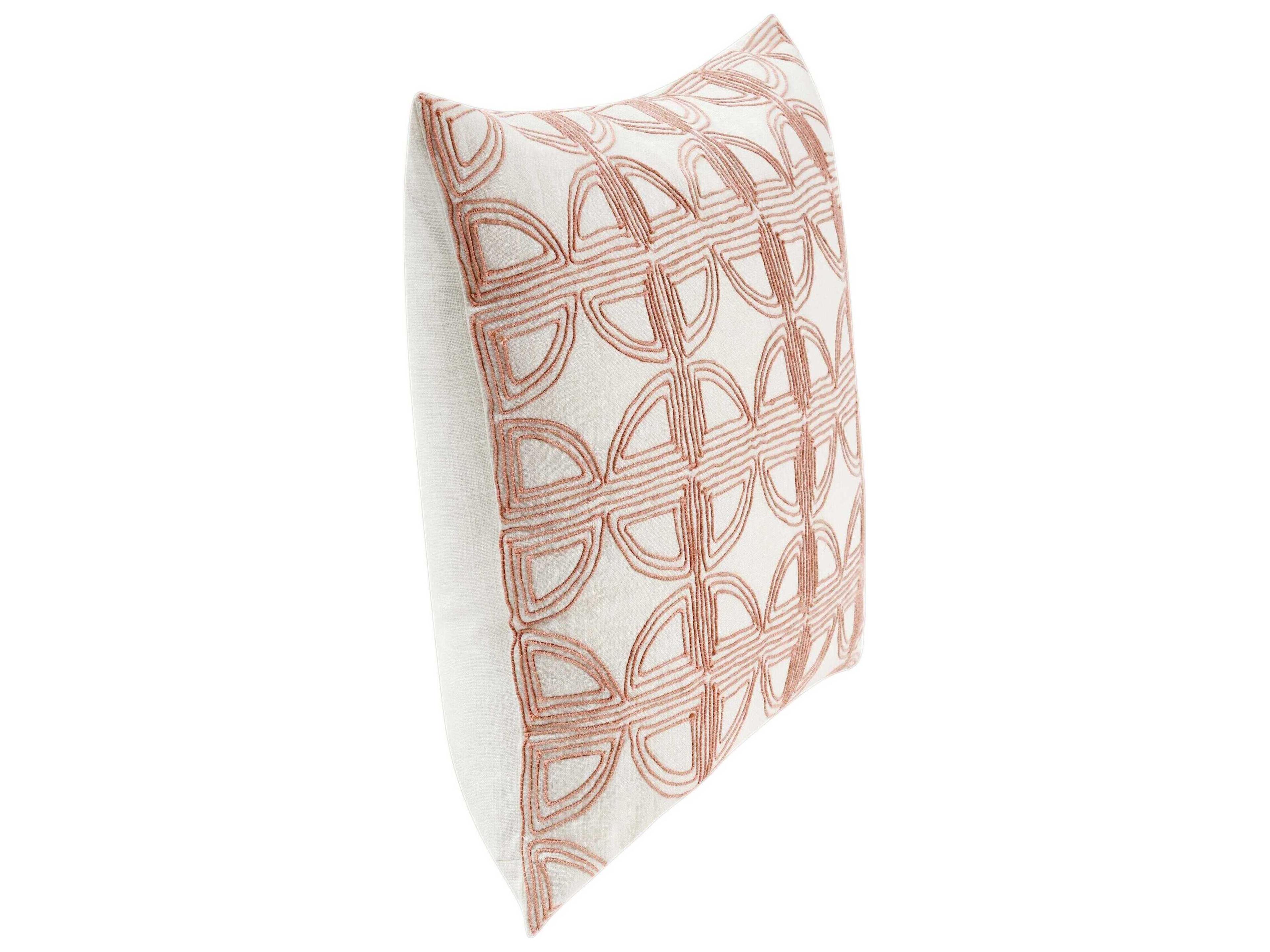 Villa by Classic Home Baia Blush Throw Pillow