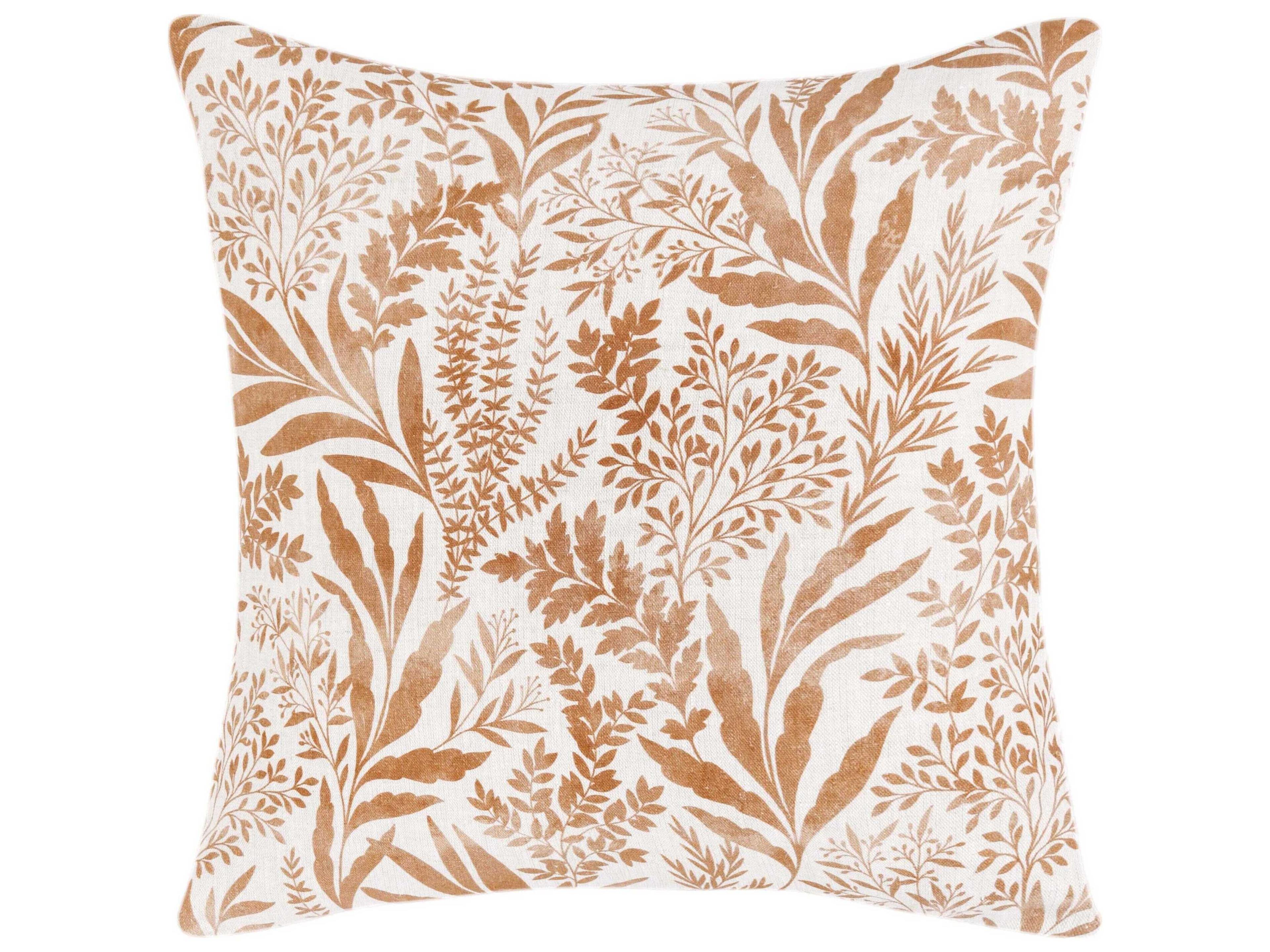 Mulberry Brown Throw Pillow
