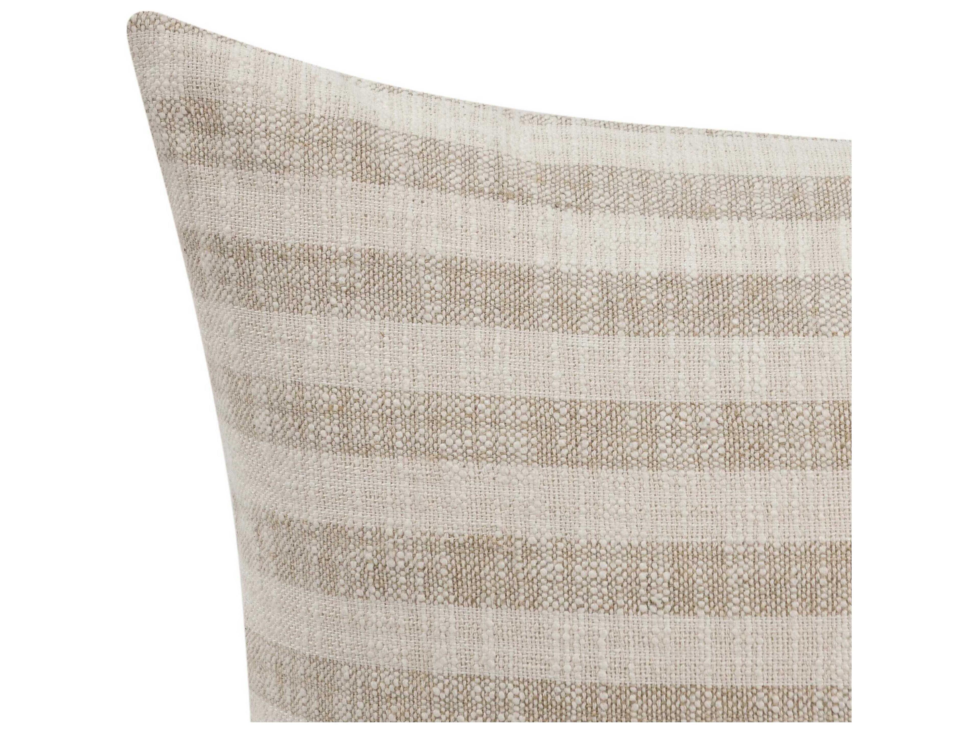 Villa by Classic Home Linna Beige Throw Pillow
