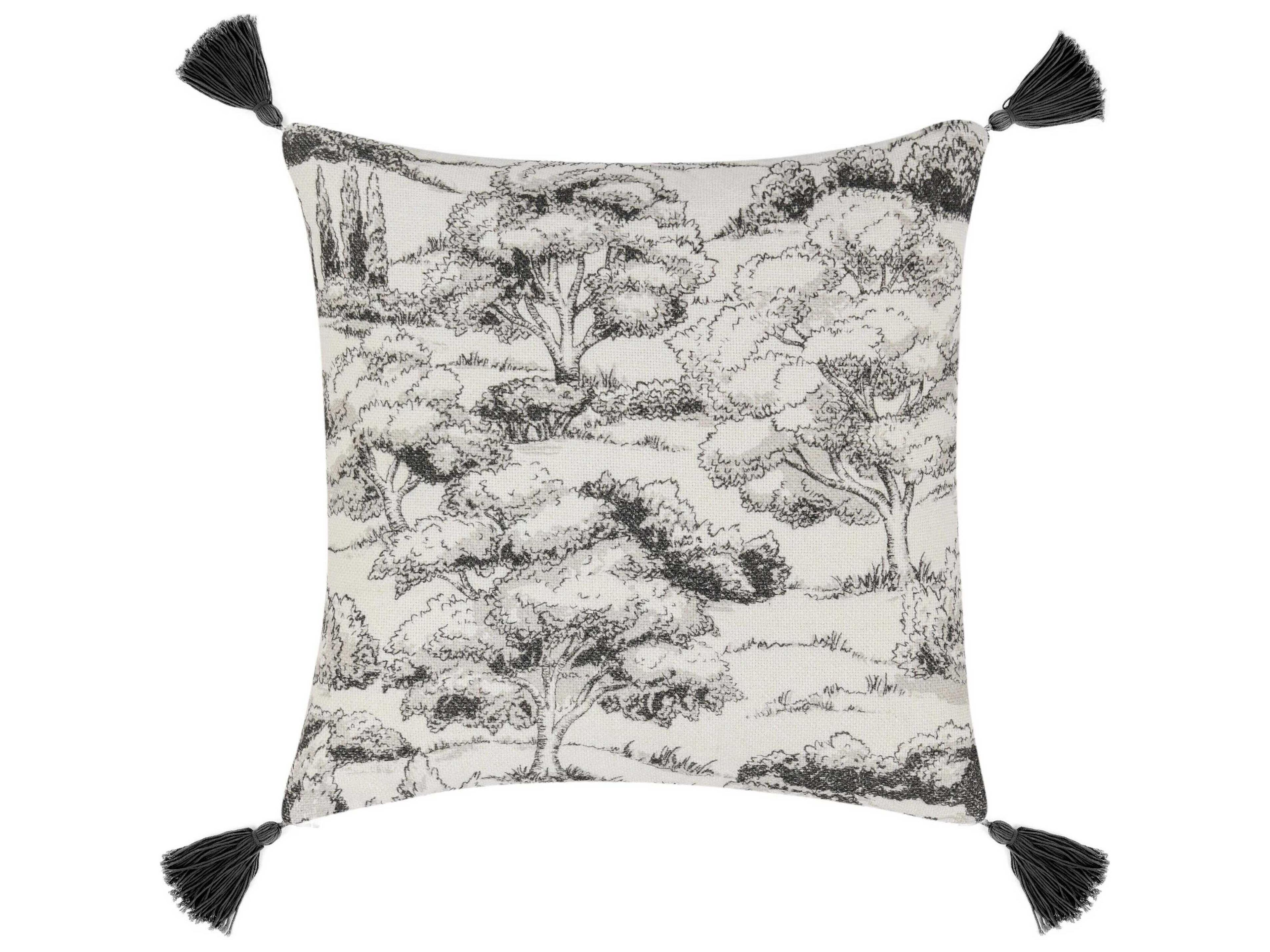 Stonework Gray Throw Pillow