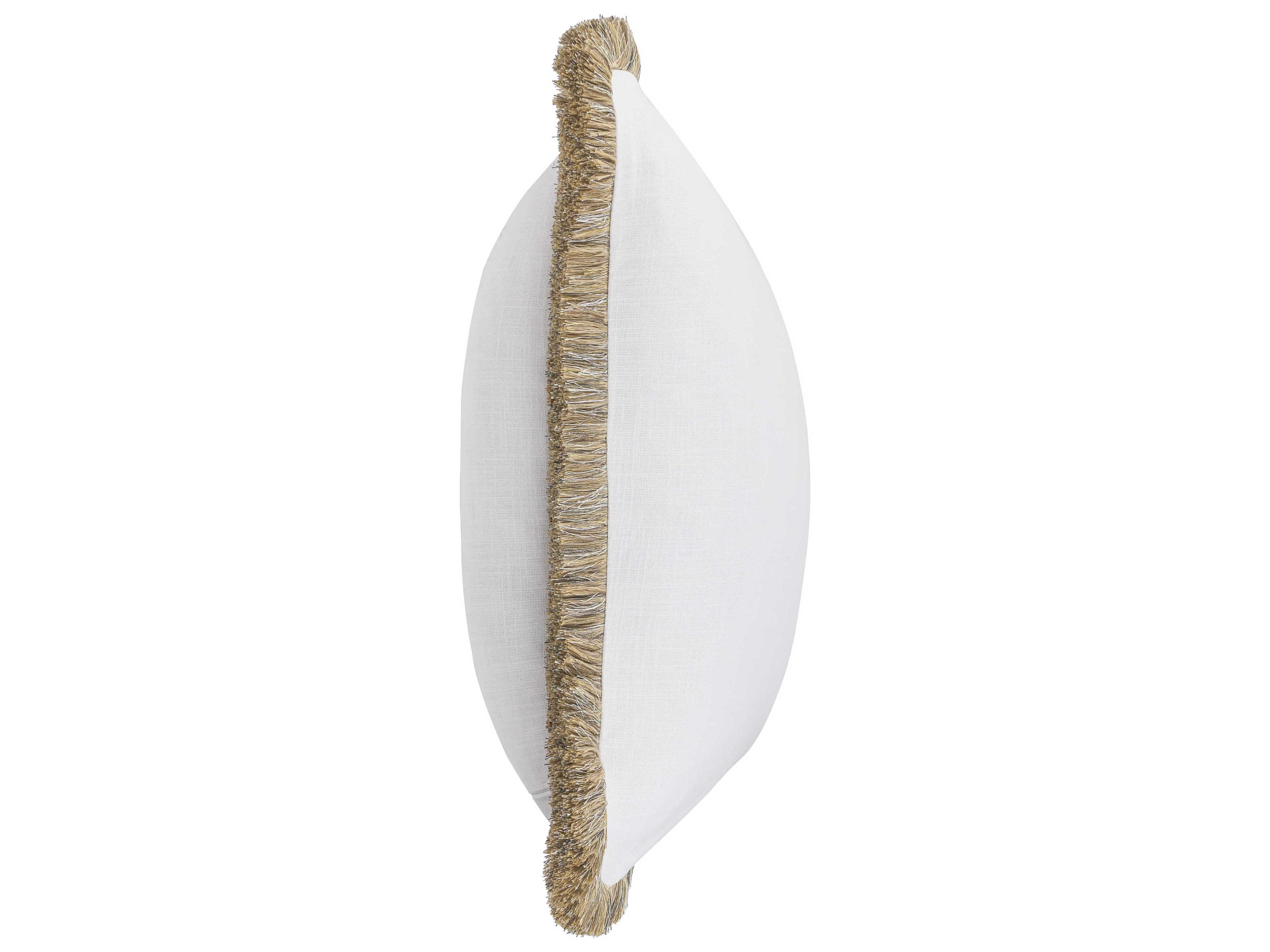 Villa by Classic Home Cara Ivory Throw Pillow