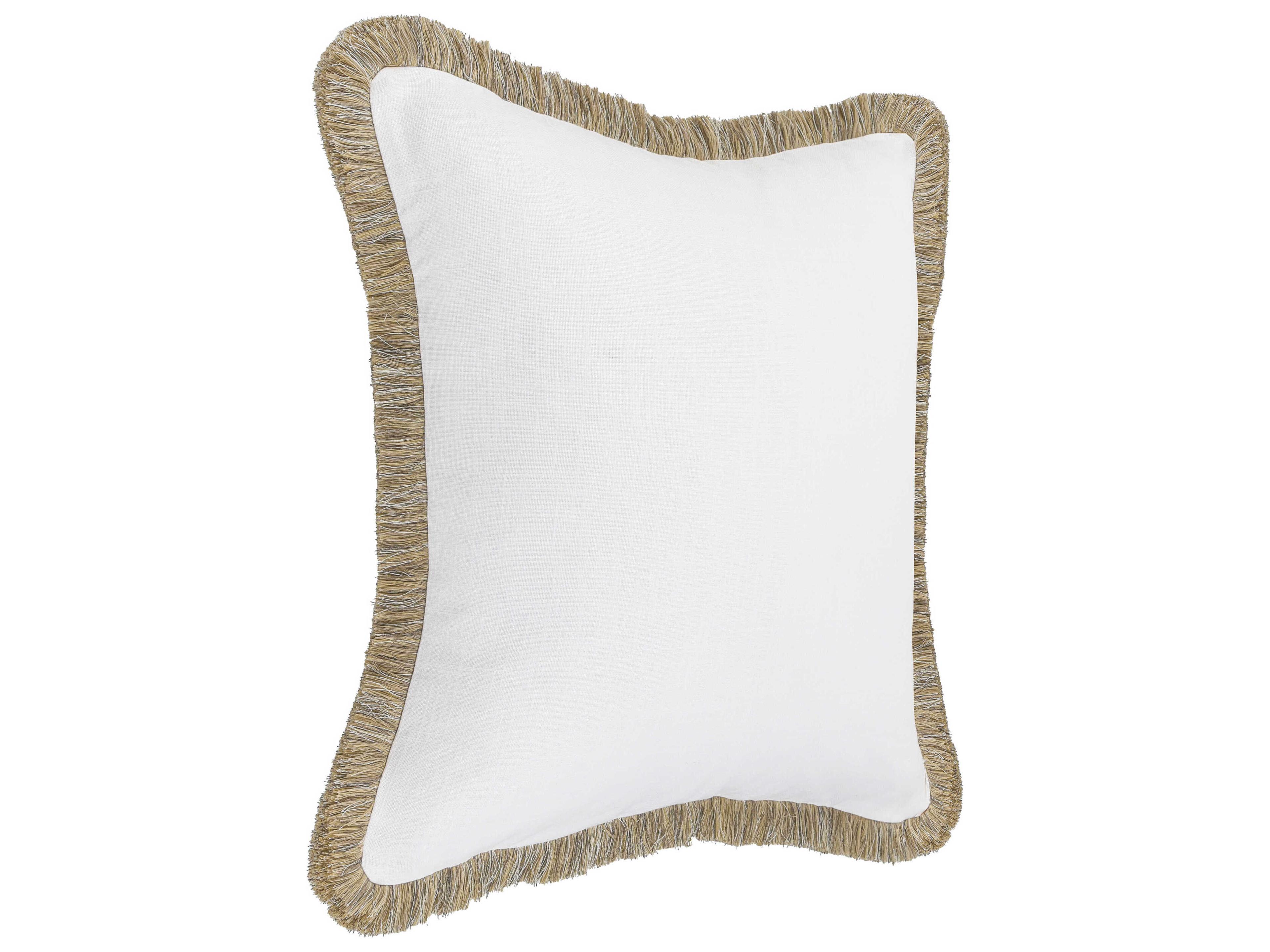 Villa by Classic Home Cara Ivory Throw Pillow