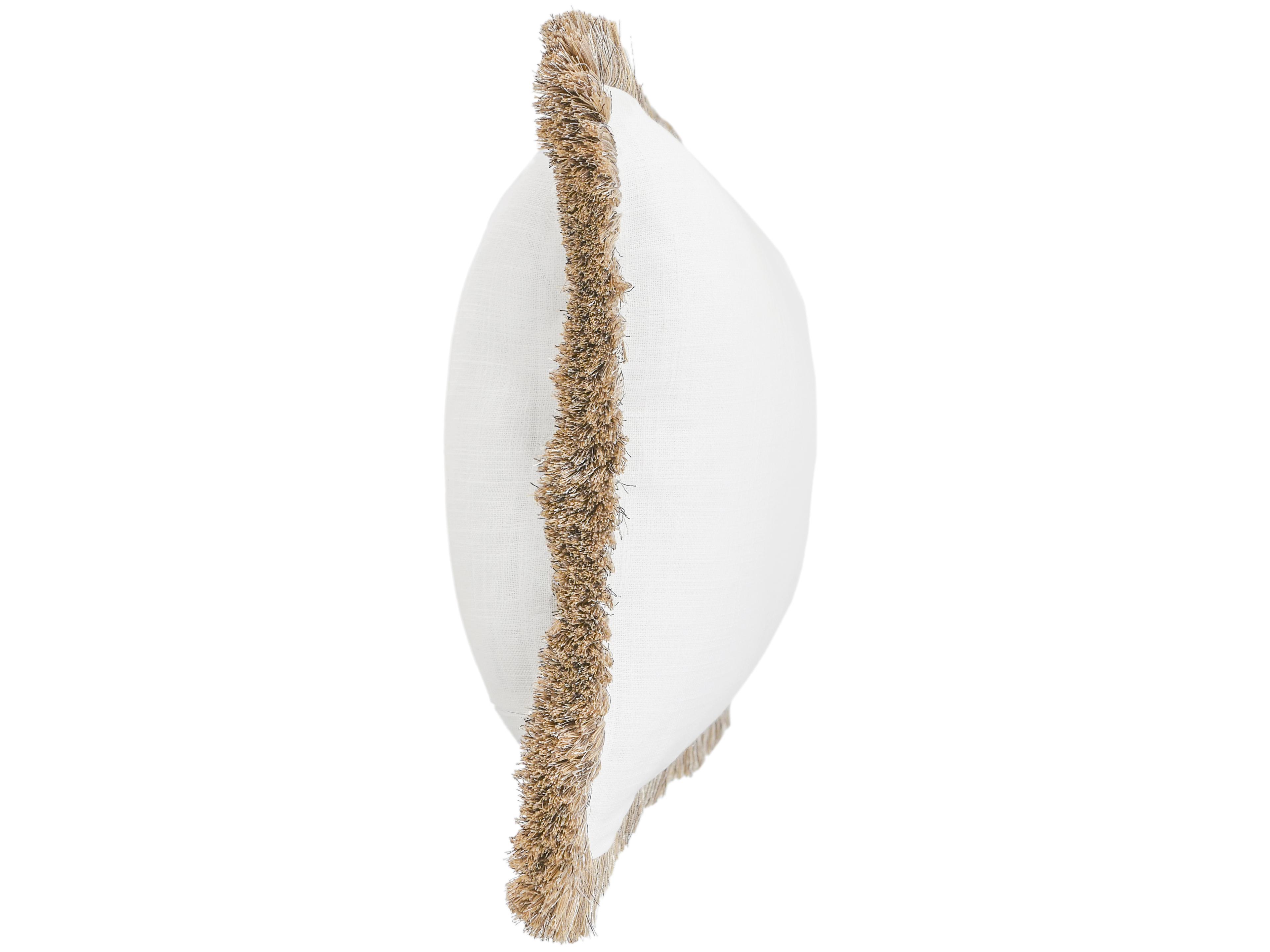 Villa by Classic Home Cara Ivory Throw Pillow