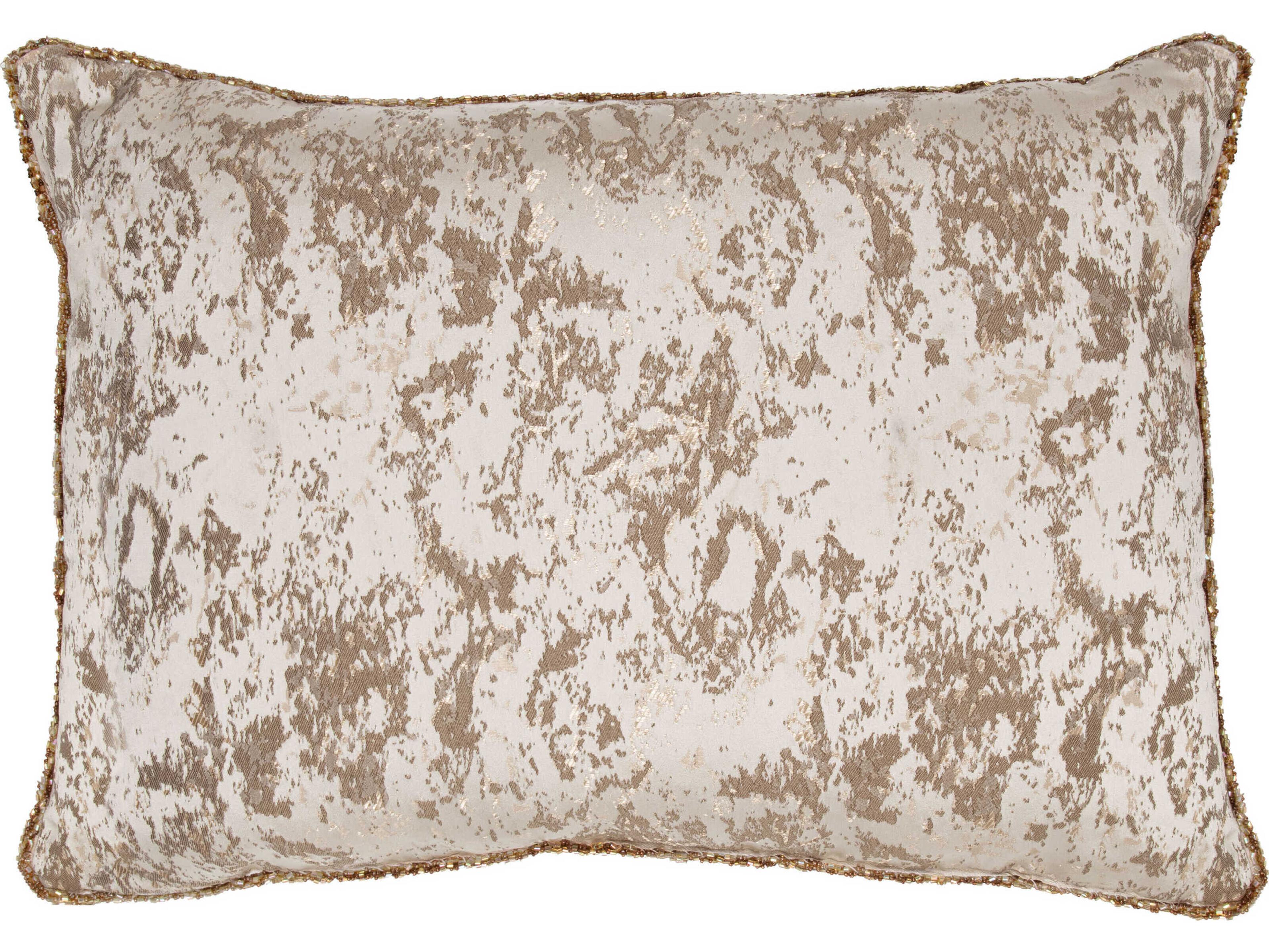 Mica White Throw Pillow