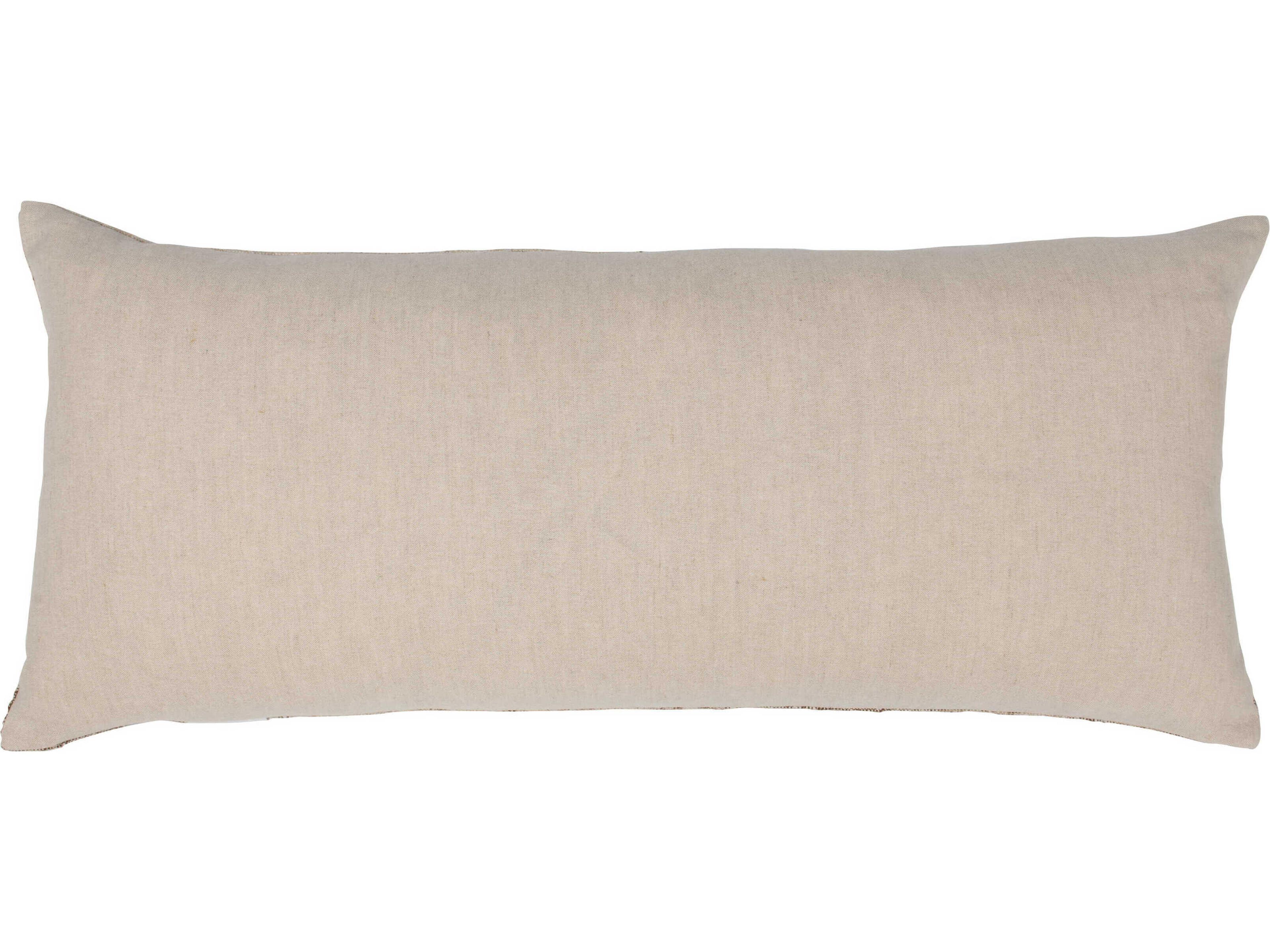 Villa by Classic Home Beryl Coco Brown Throw Pillow