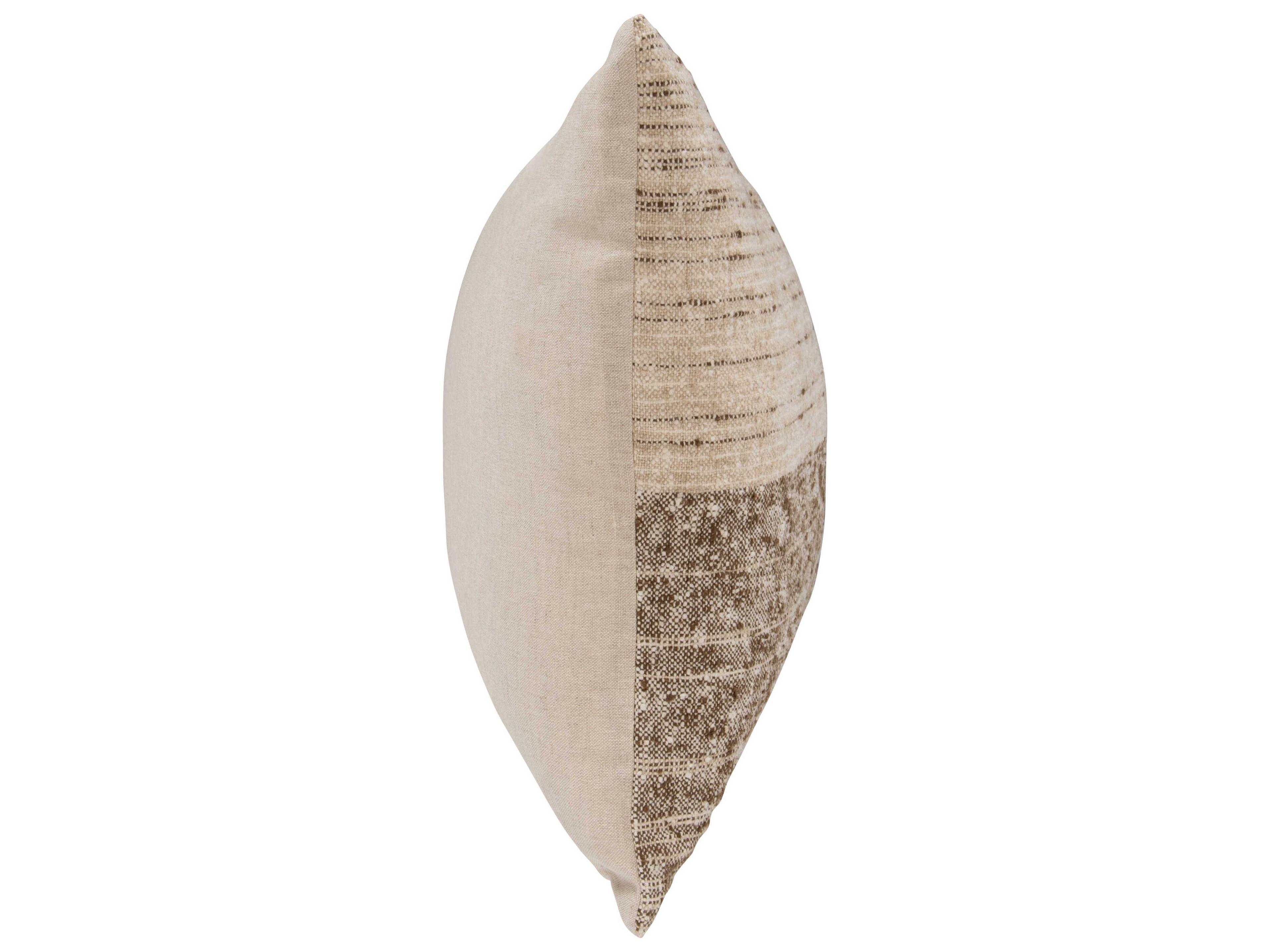 Villa by Classic Home Beryl Coco Brown Throw Pillow