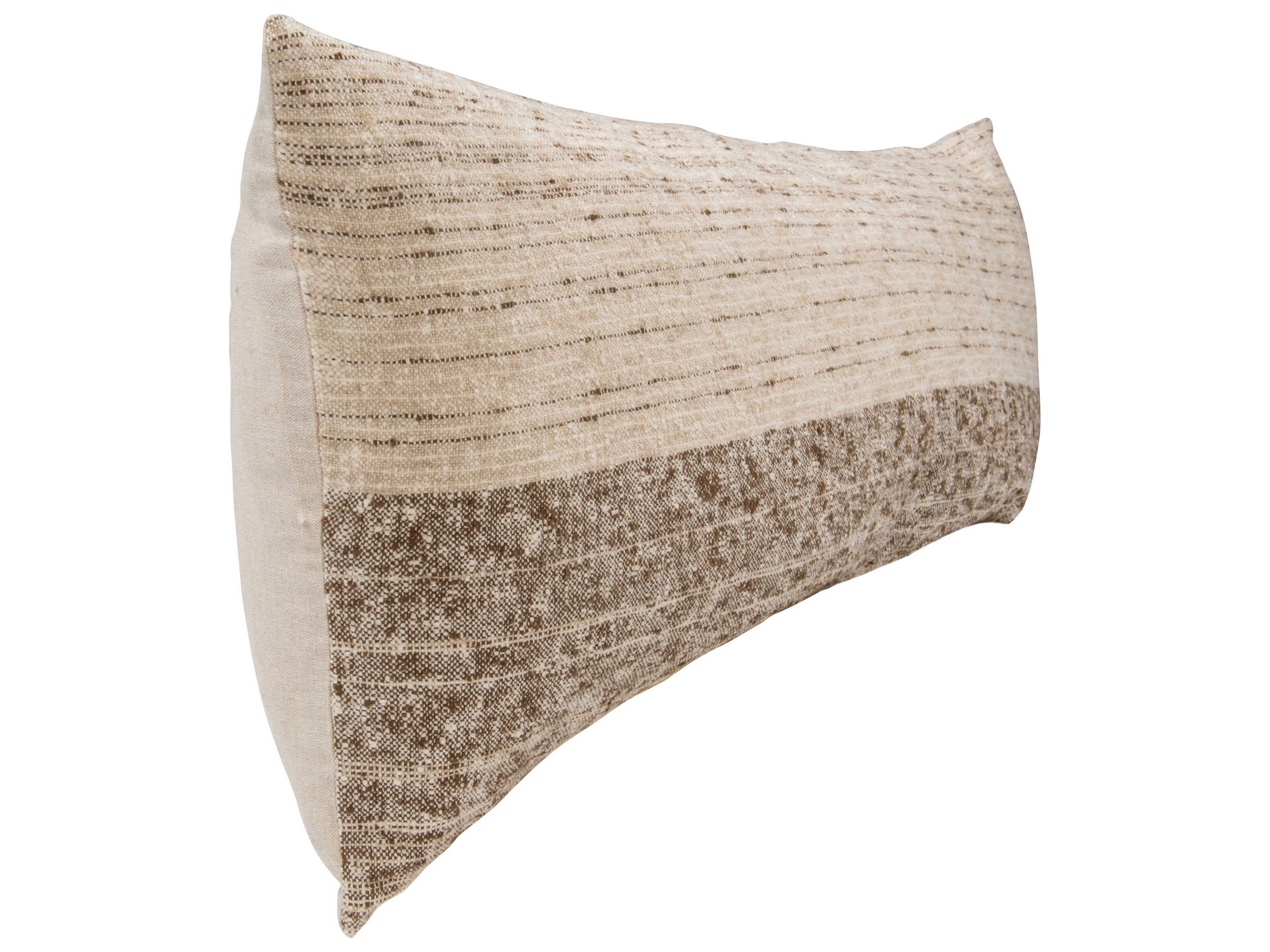 Villa by Classic Home Beryl Coco Brown Throw Pillow