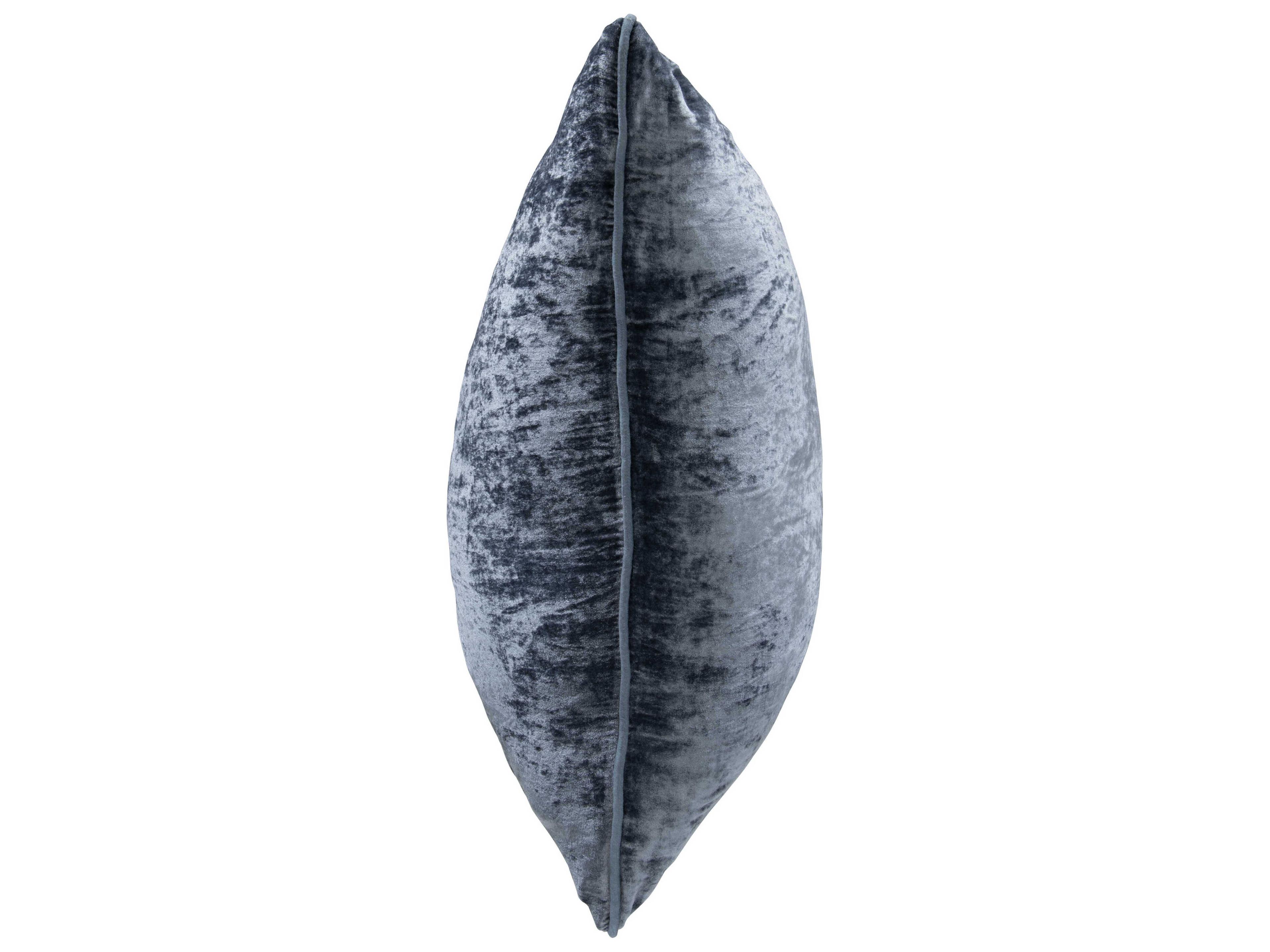 Villa by Classic Home Lexington Denim Blue Throw Pillow