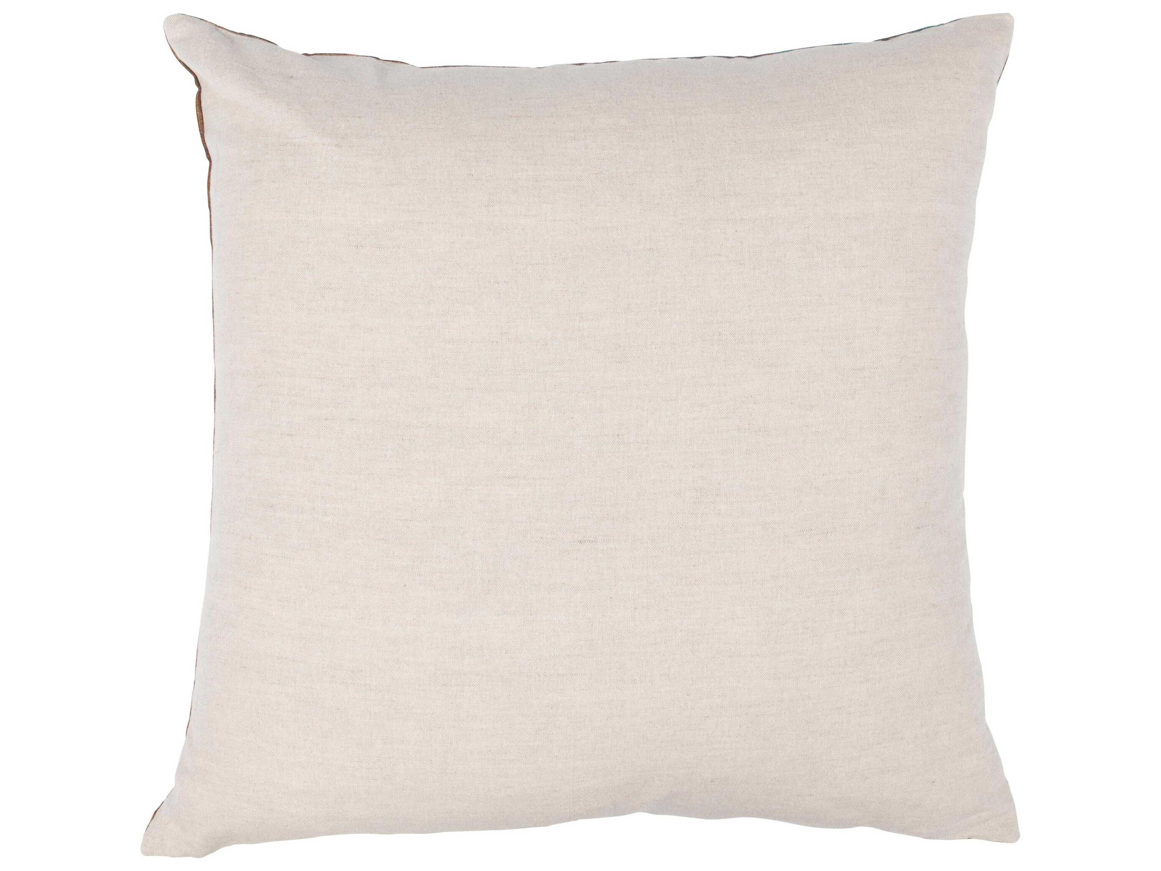 Villa by Classic Home Equilibrium Teal Antique Bronze Throw Pillow