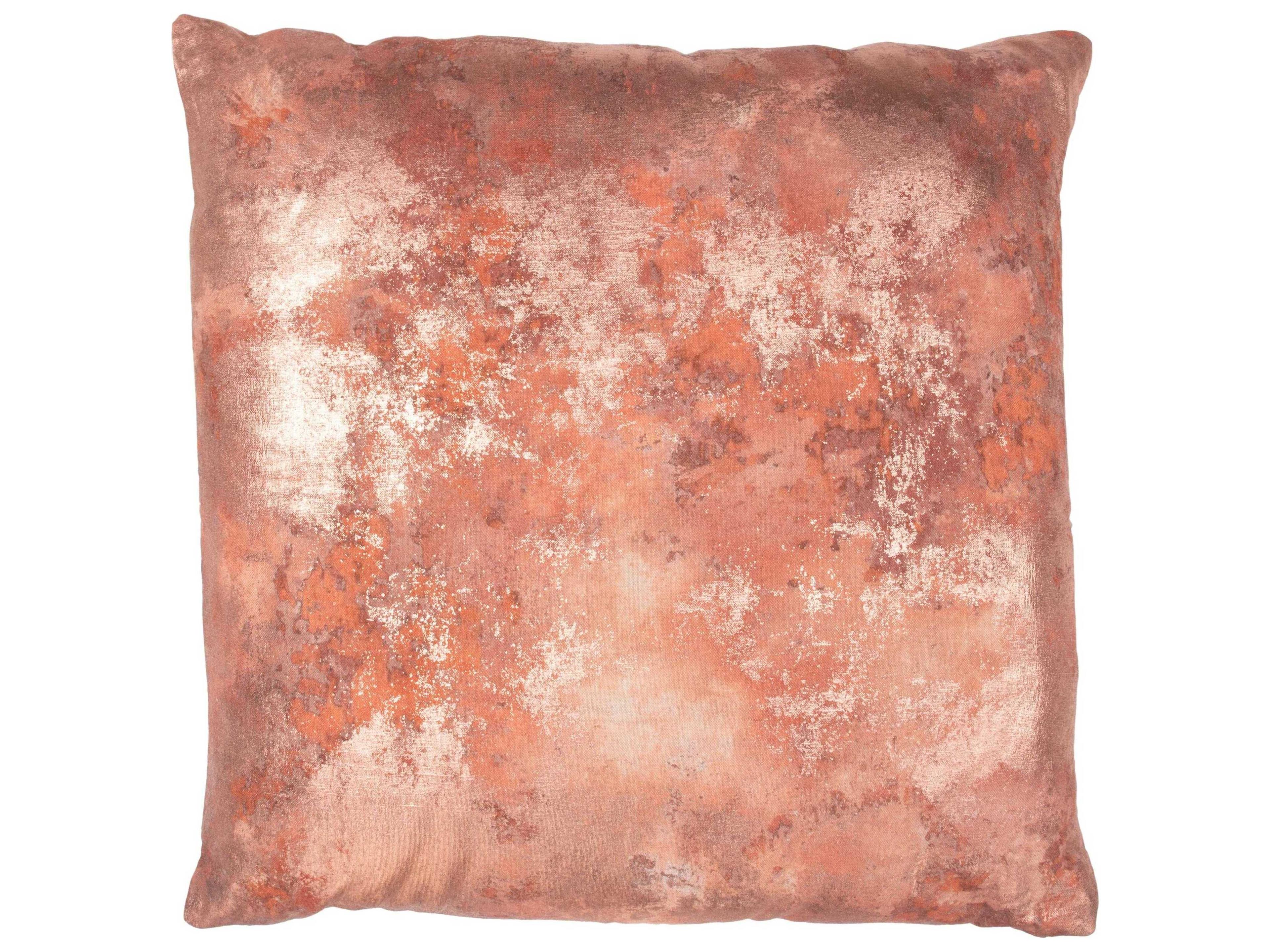 Equilibrium Rose Gold Throw Pillow