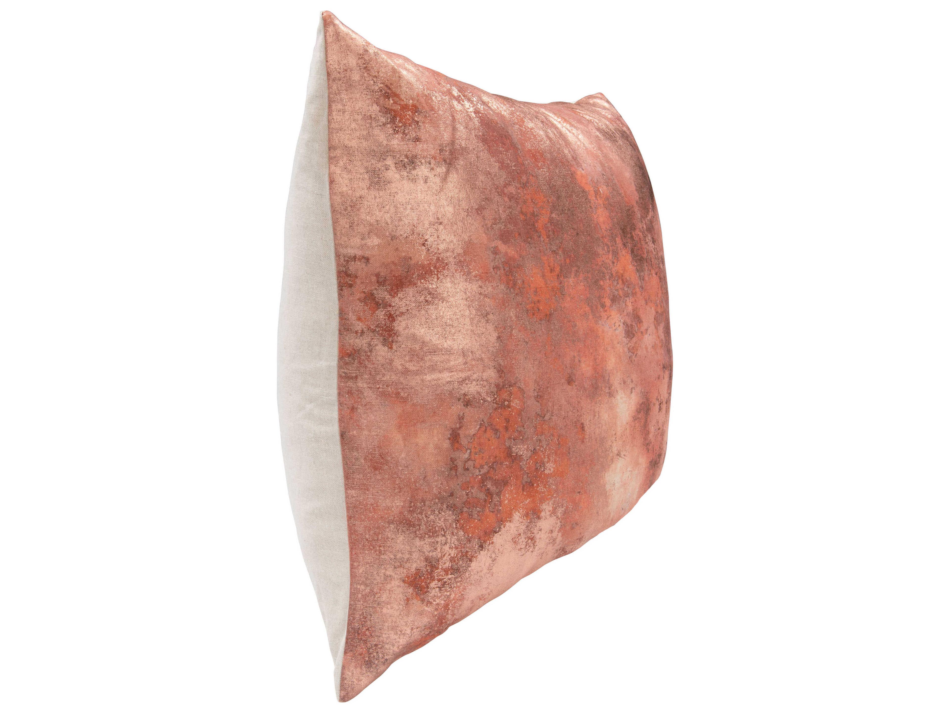 Villa by Classic Home Equilibrium Rose Gold Throw Pillow