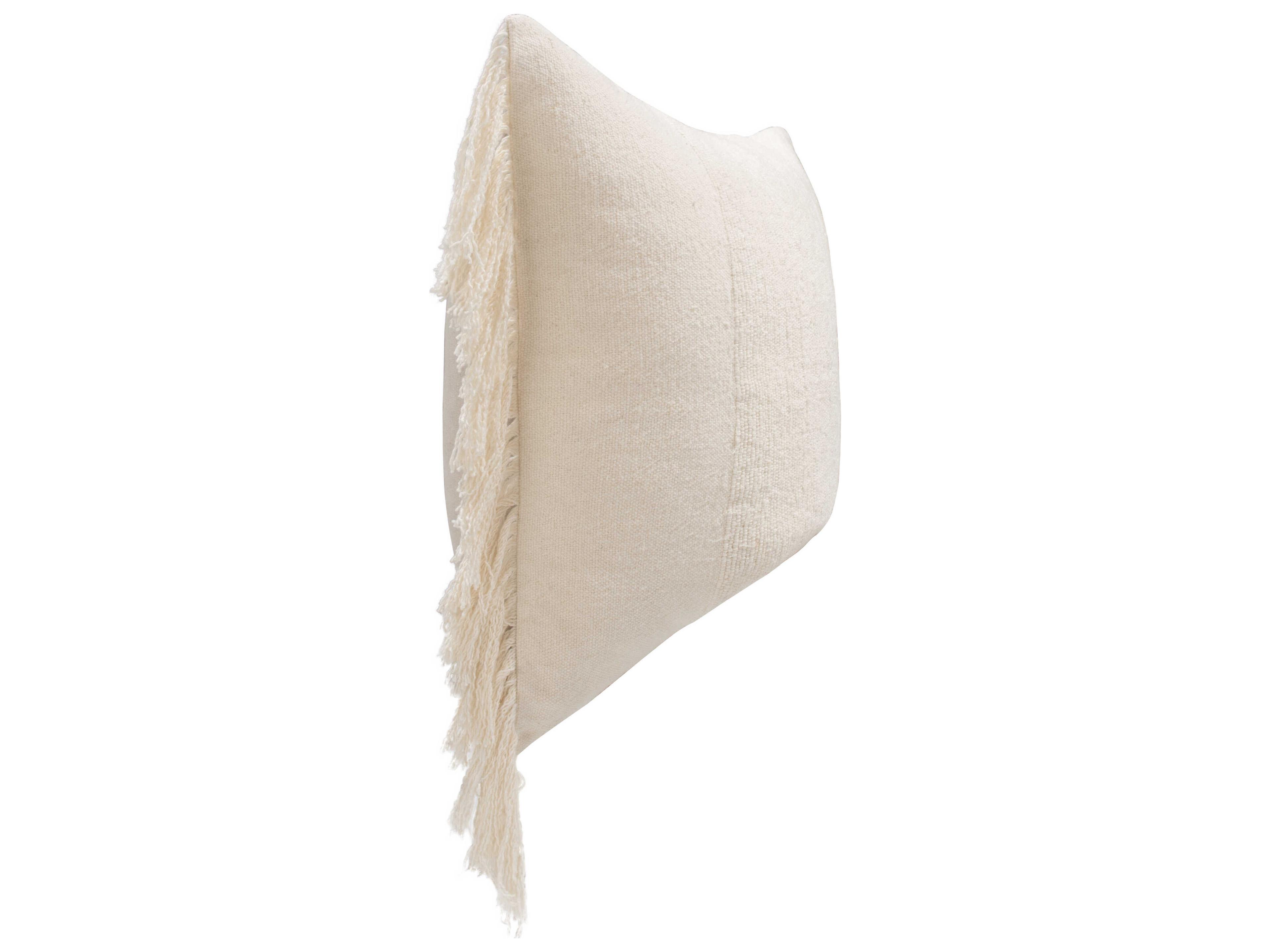 Villa by Classic Home Volta Ivory Throw Pillow