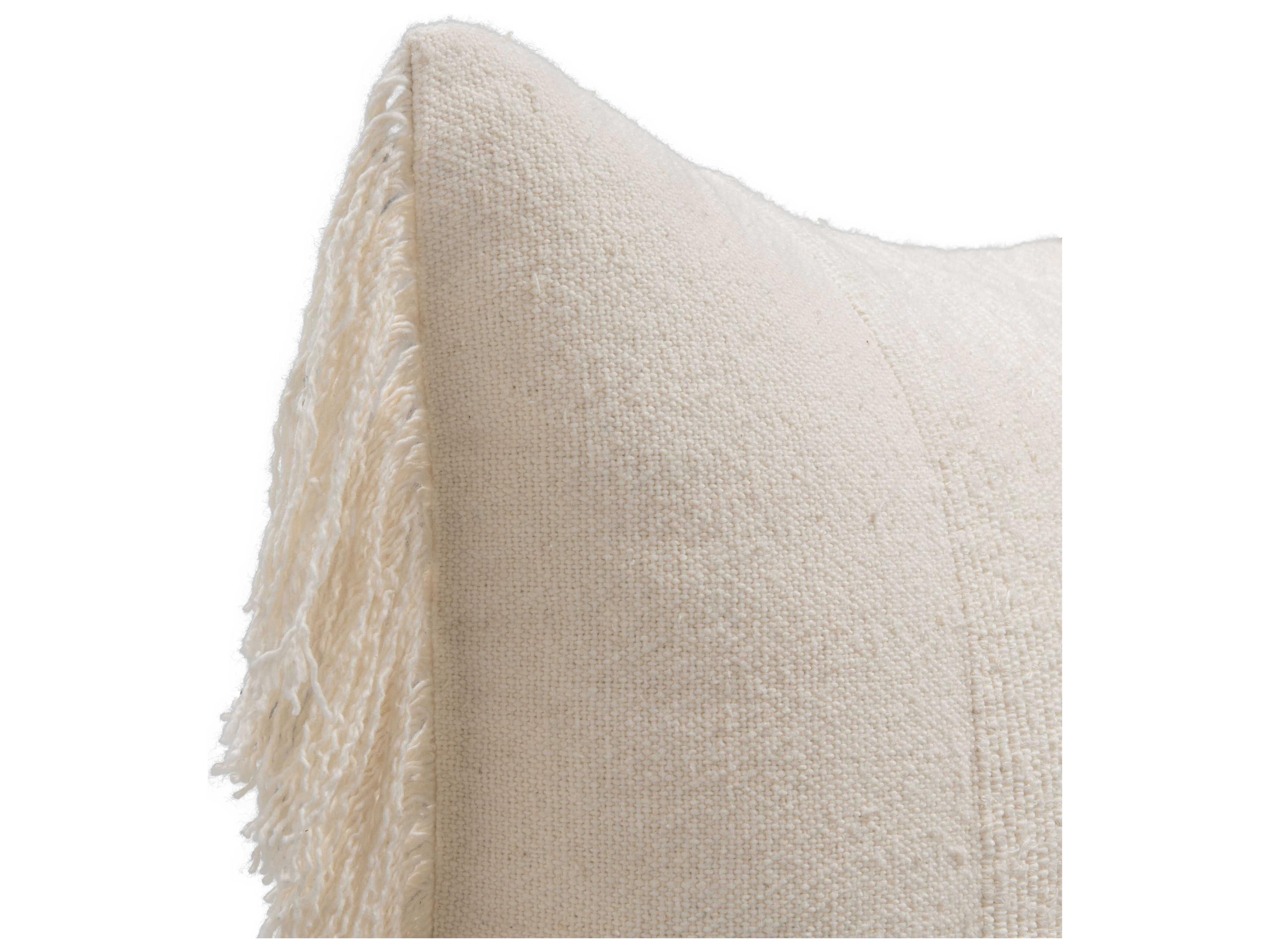 Villa by Classic Home Volta Ivory Throw Pillow