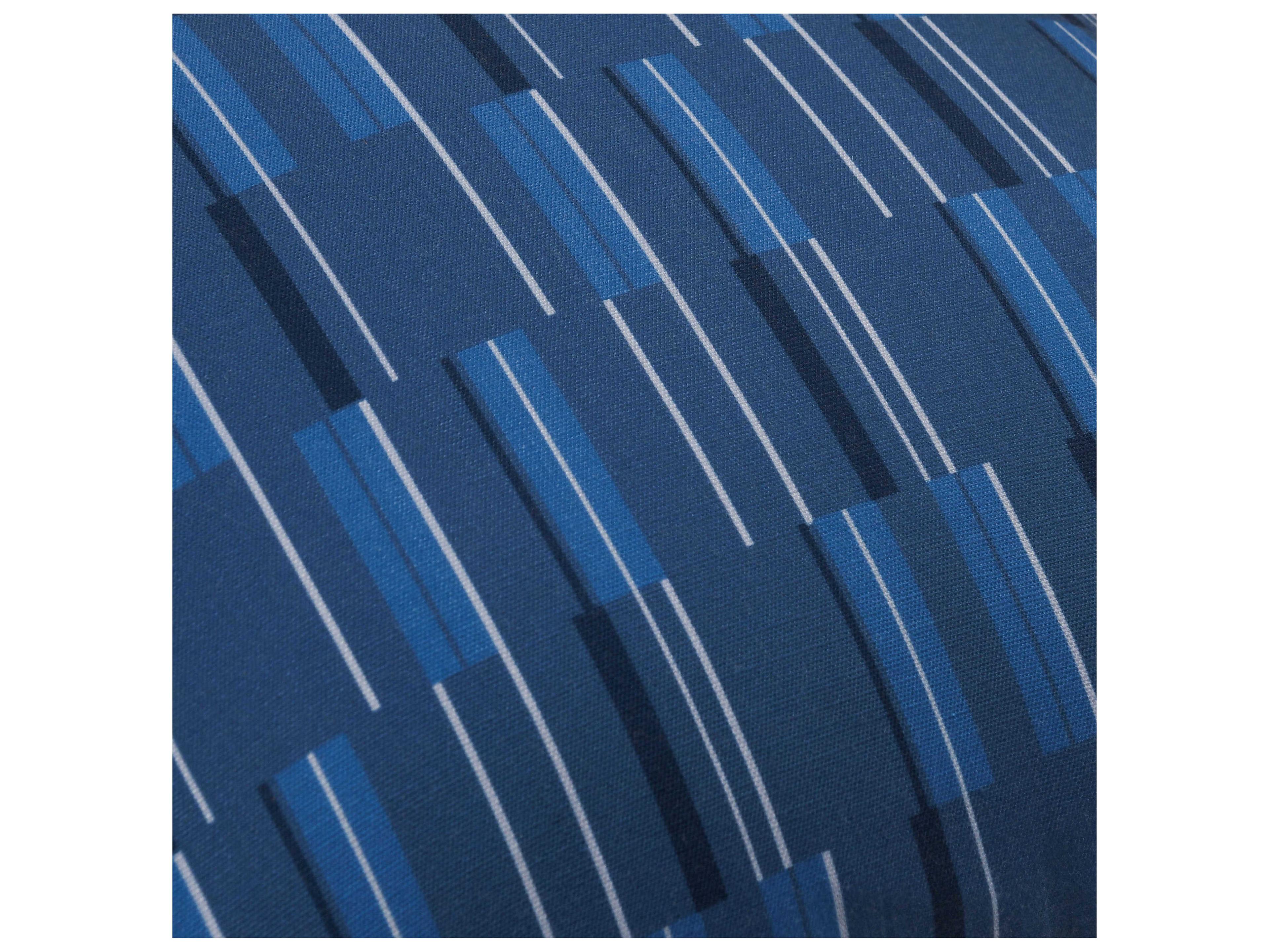 Villa by Classic Home Nantucket Blue Throw Pillow