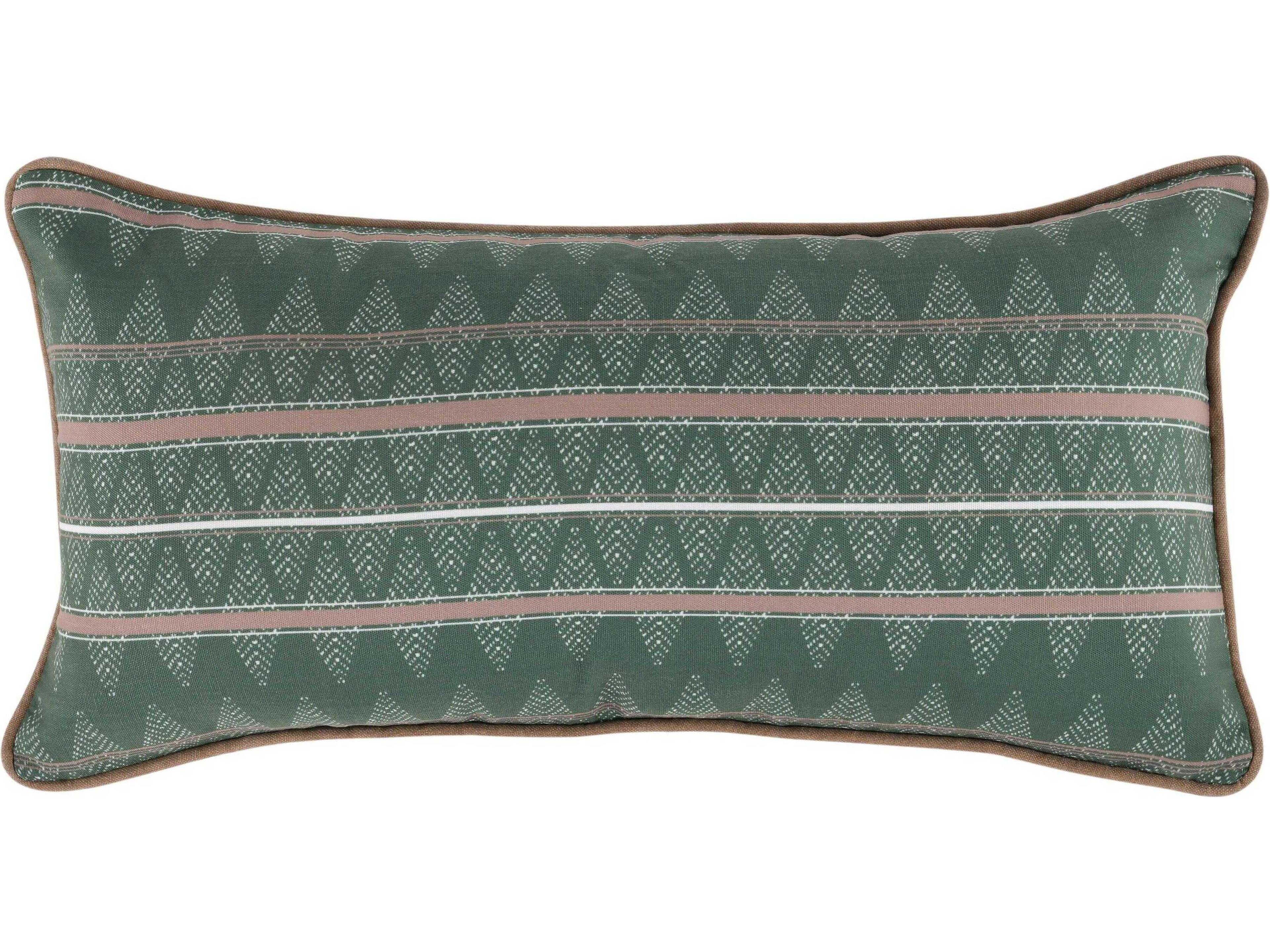 Terranea Green Throw Pillow