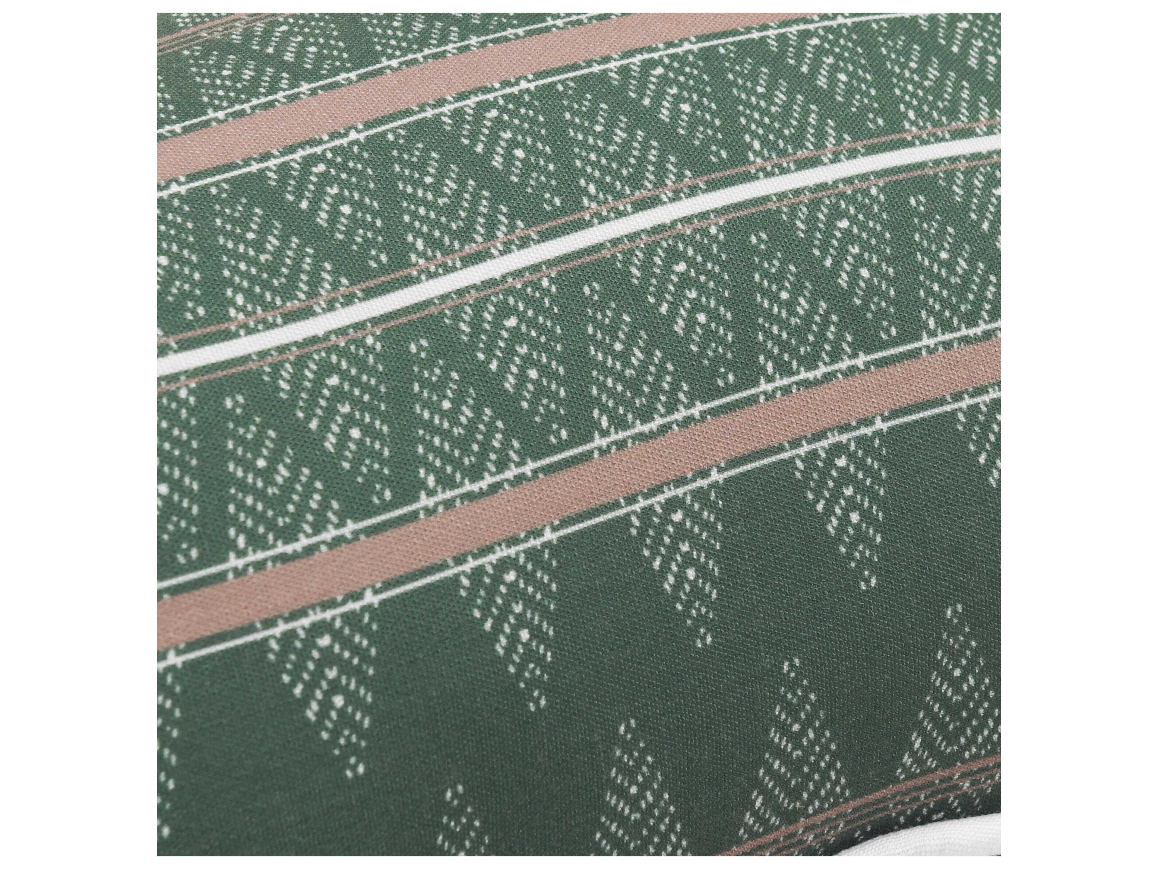 Villa by Classic Home Terranea Green Throw Pillow