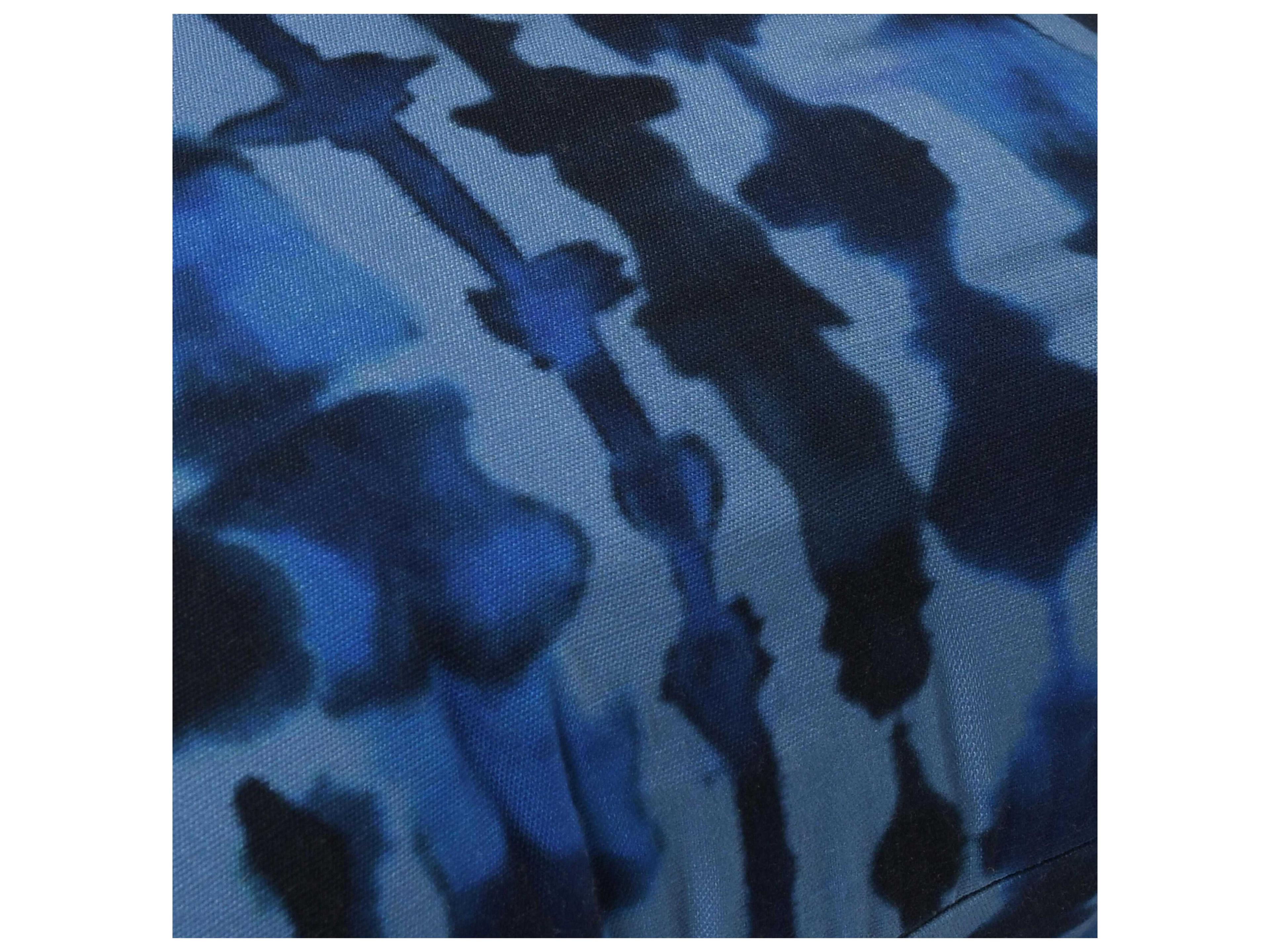 Villa by Classic Home Terranea Blue Throw Pillow