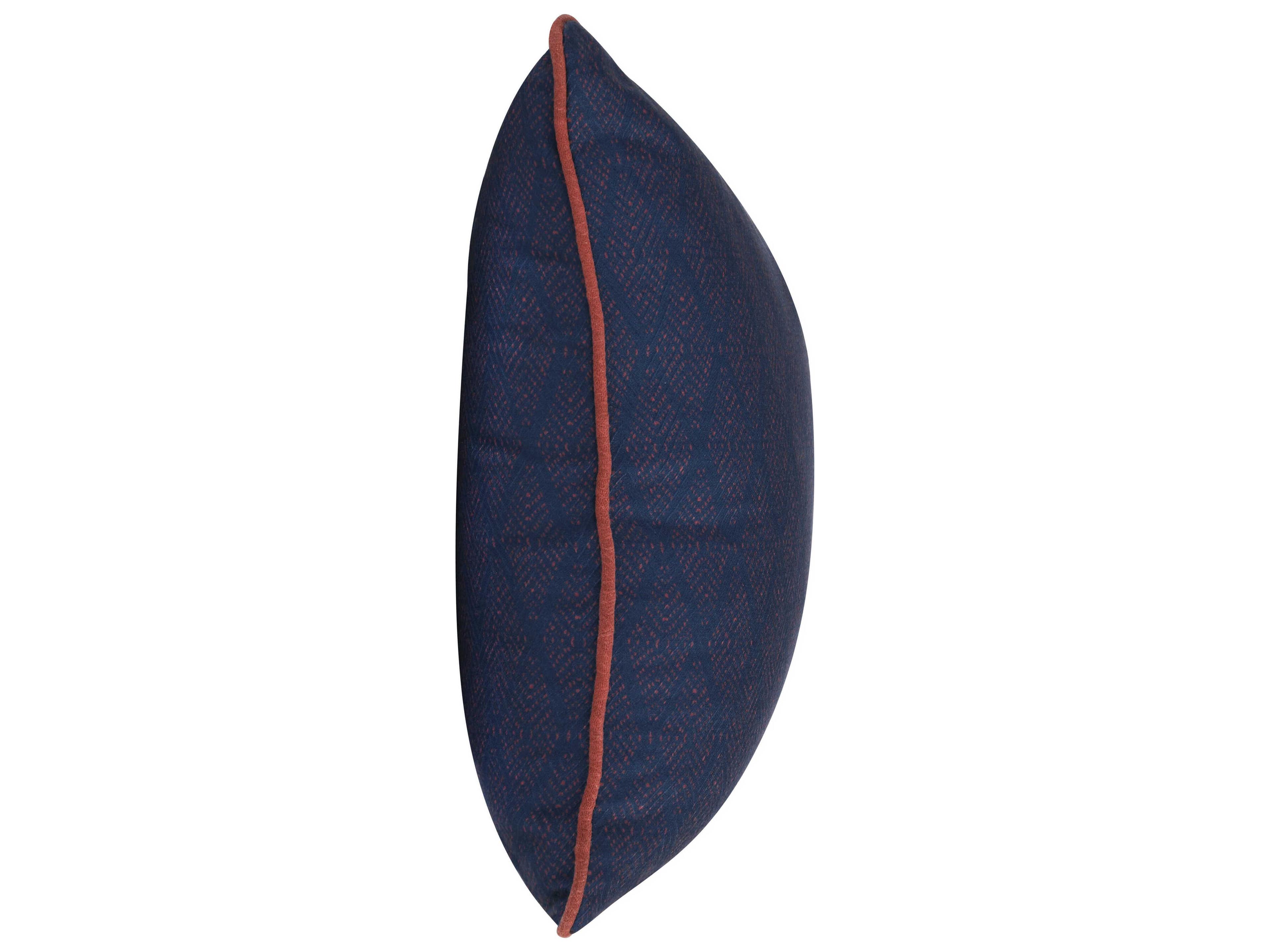 Villa by Classic Home Terranea Blue Throw Pillow