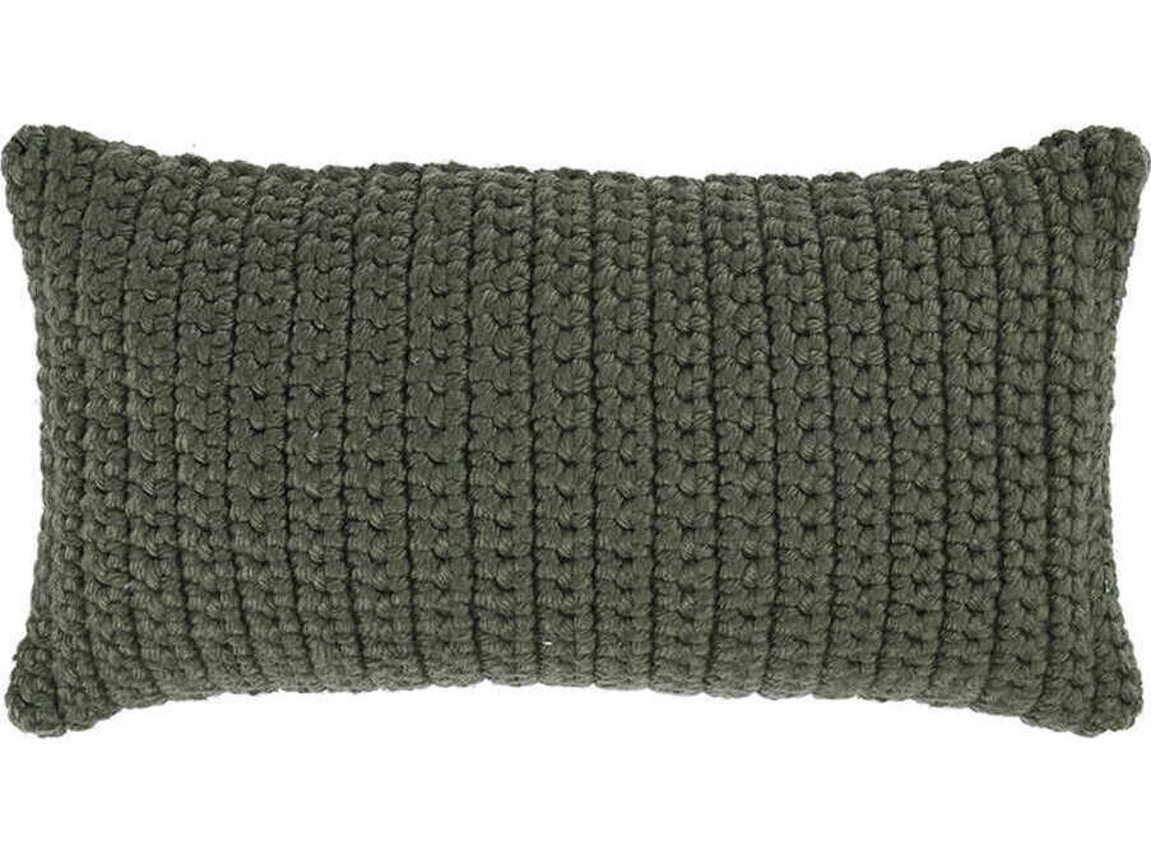 Prism Green Throw Pillow