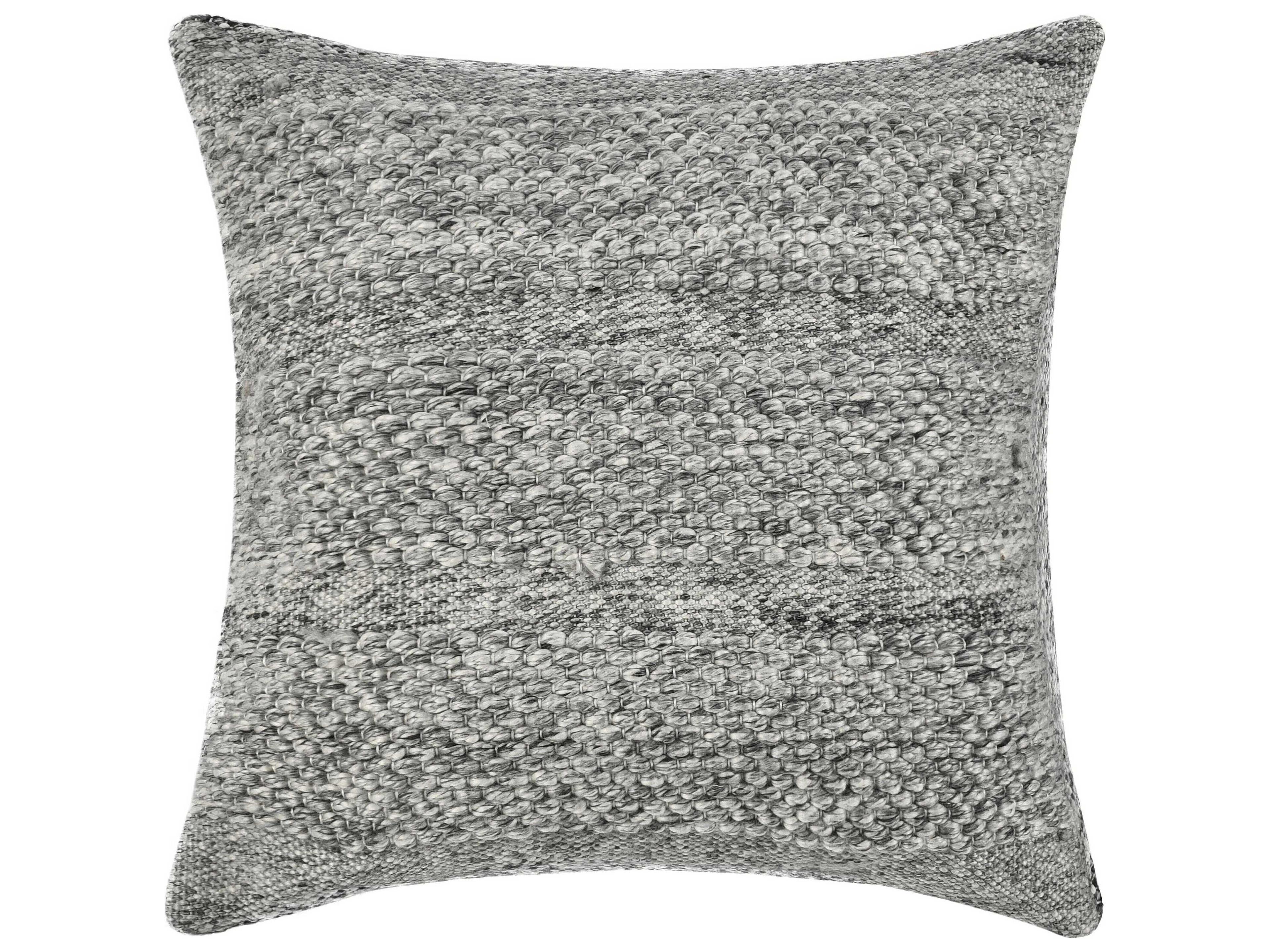 Villa by Classic Home Ford Gray Throw Pillow