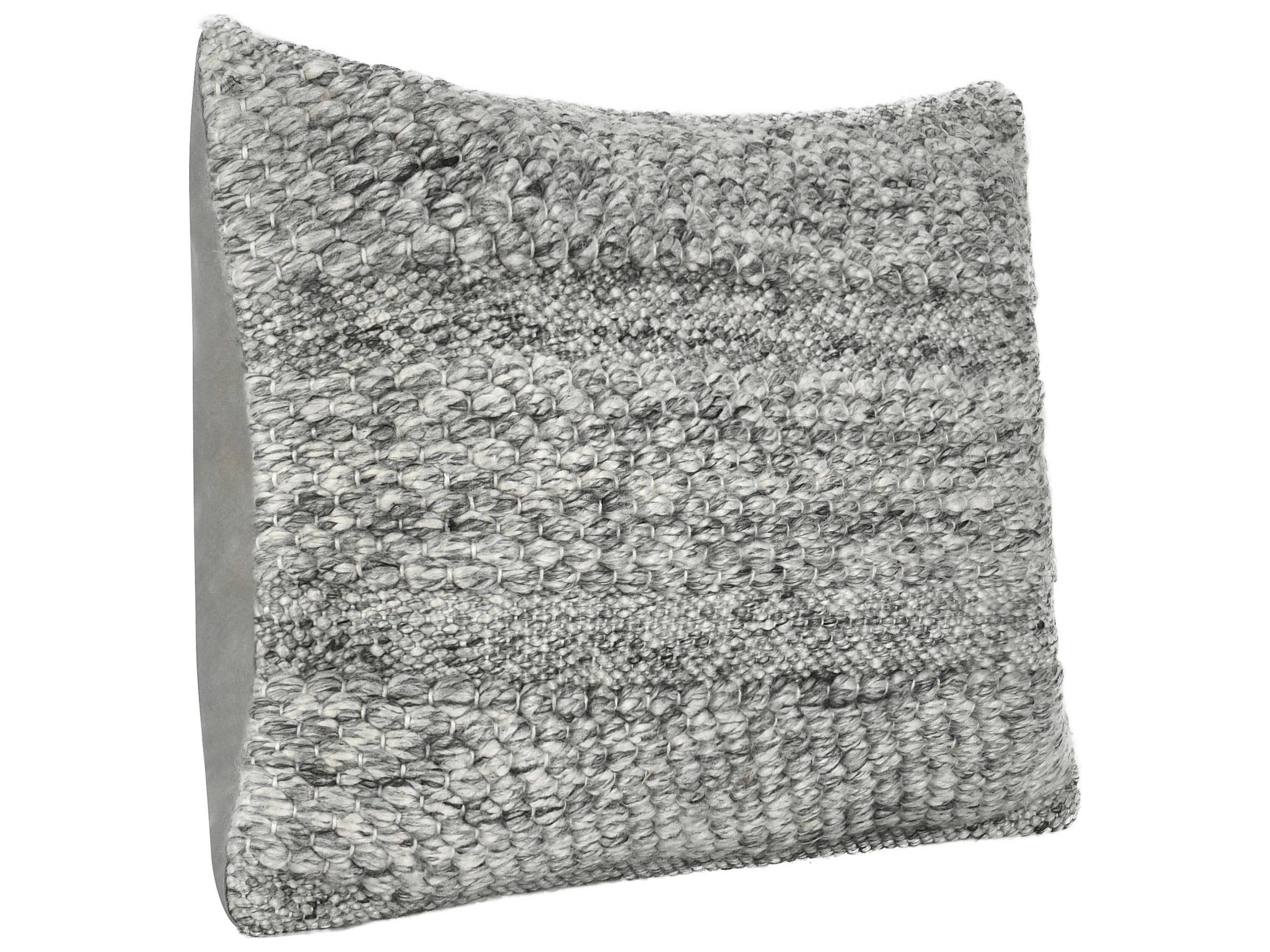 Villa by Classic Home Ford Gray Throw Pillow