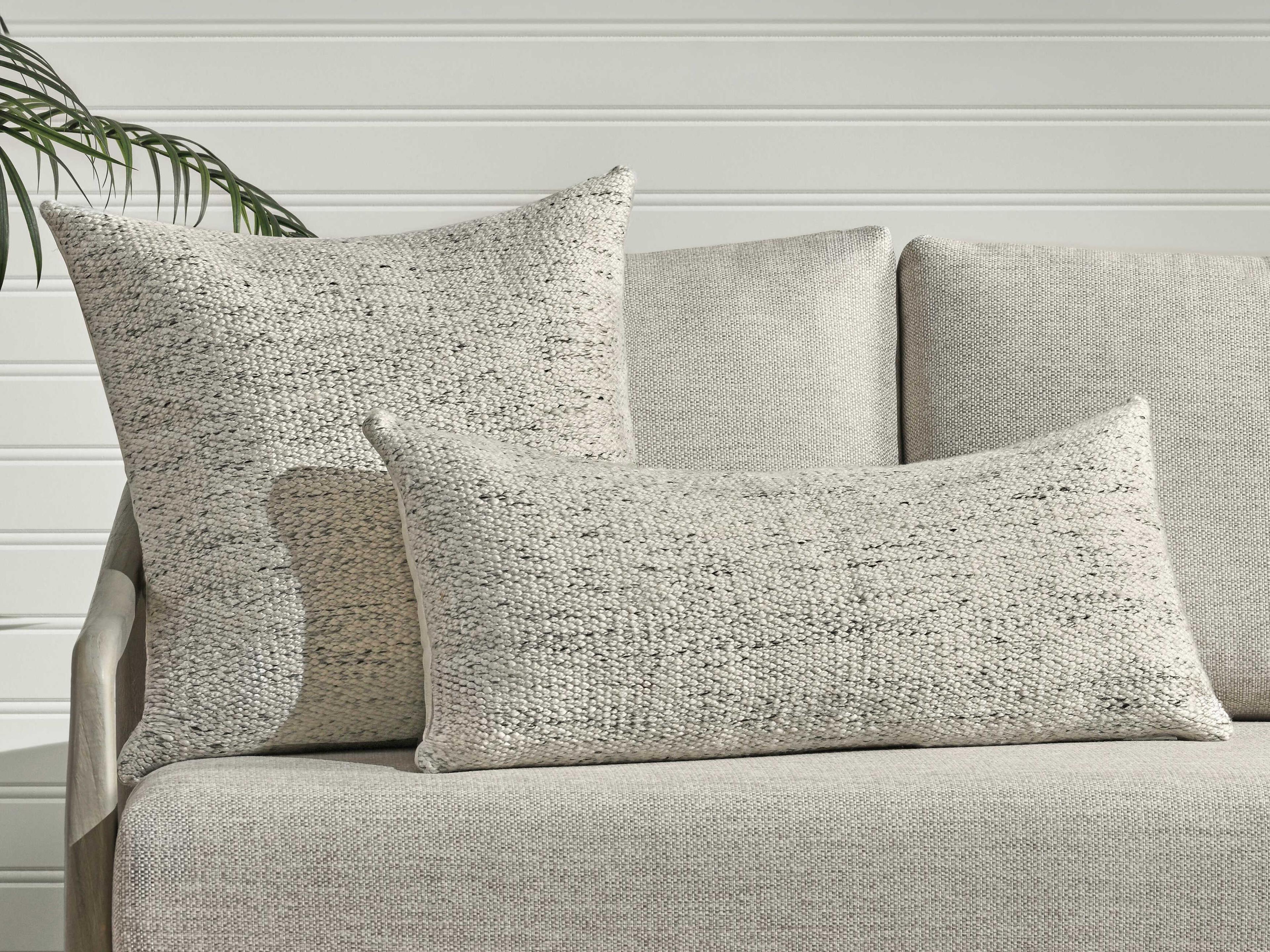 Villa by Classic Home Stella Ivory Throw Pillow