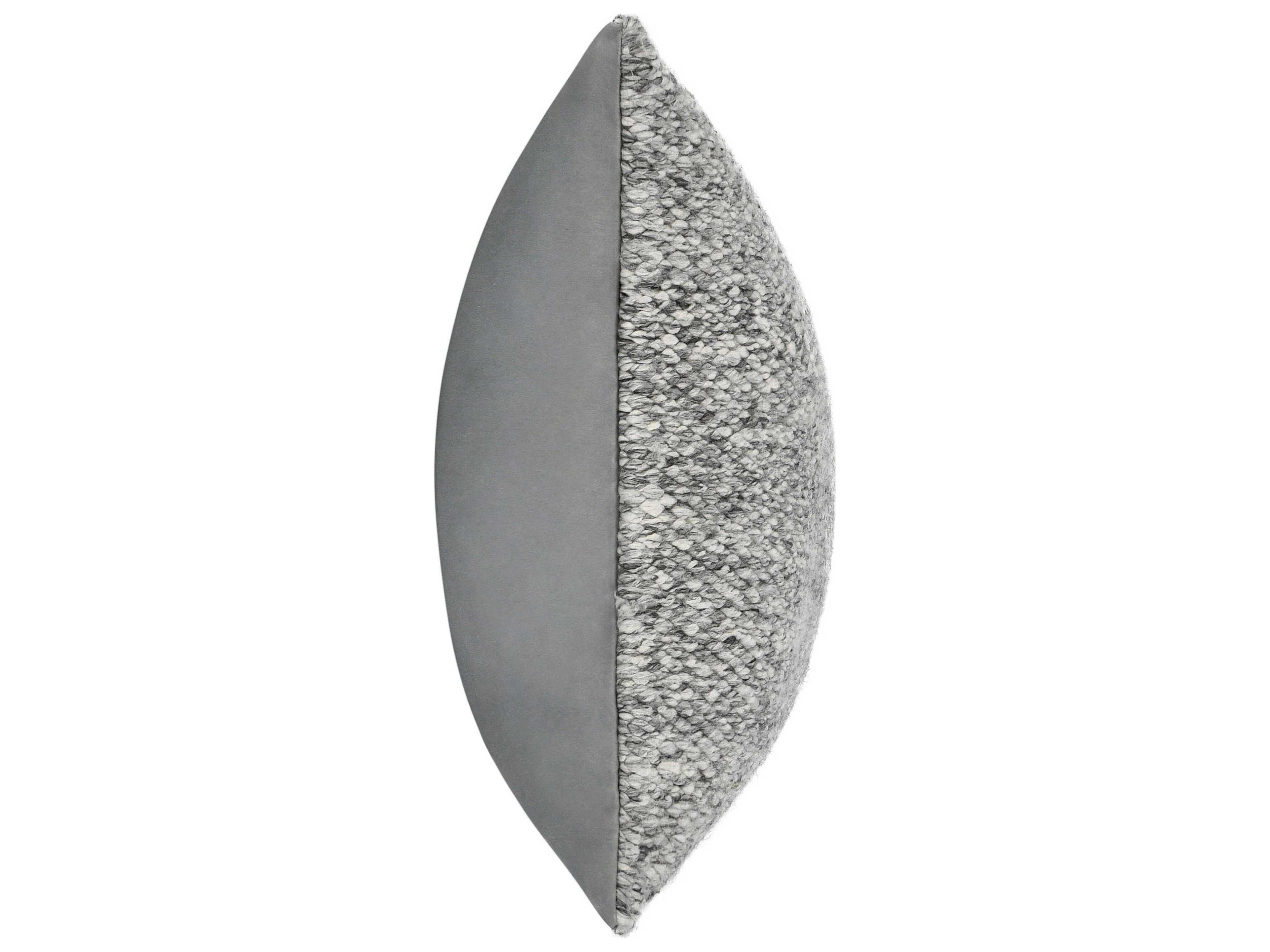 Villa by Classic Home Stella Gray Throw Pillow