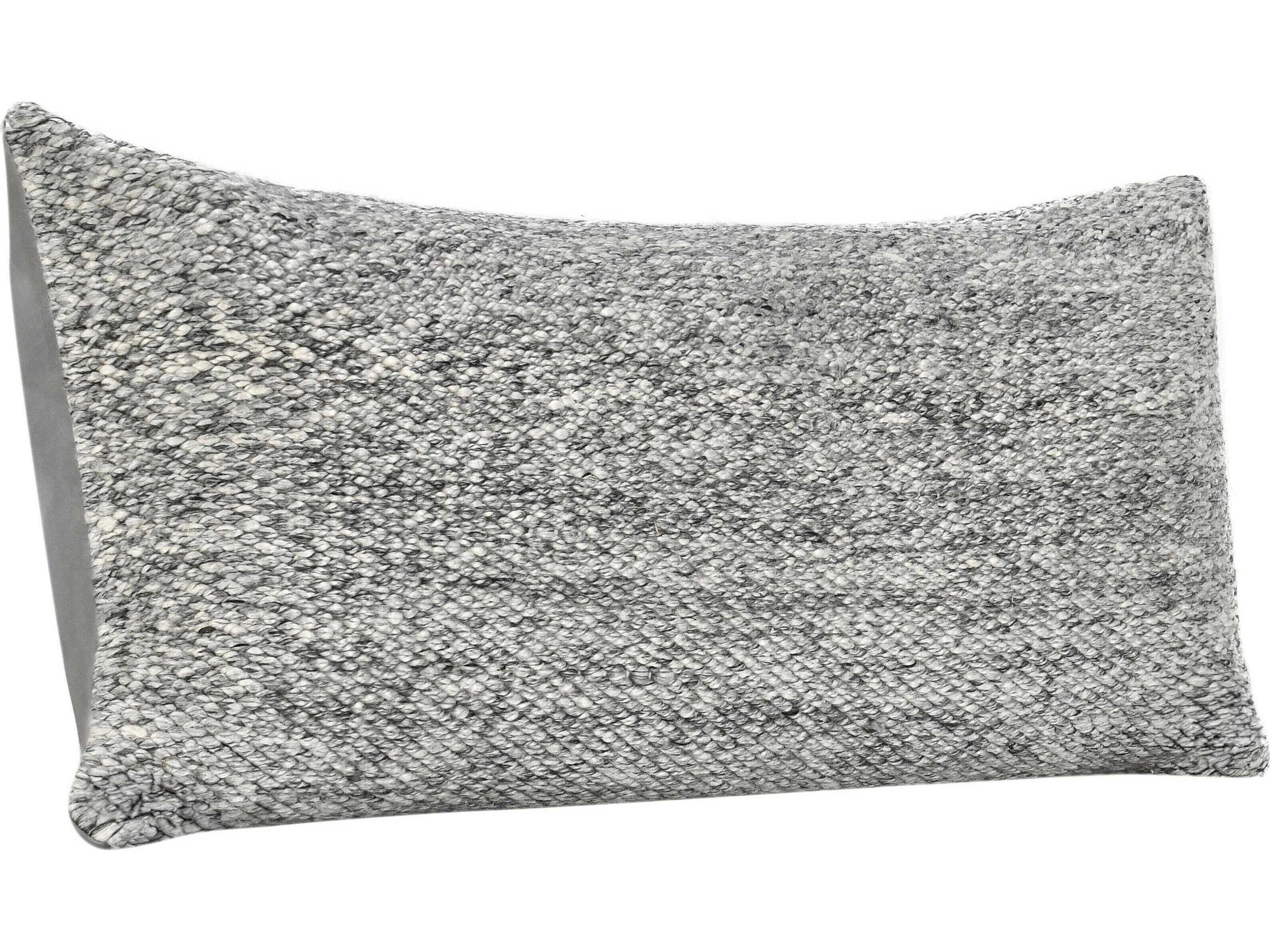 Villa by Classic Home Stella Gray Throw Pillow