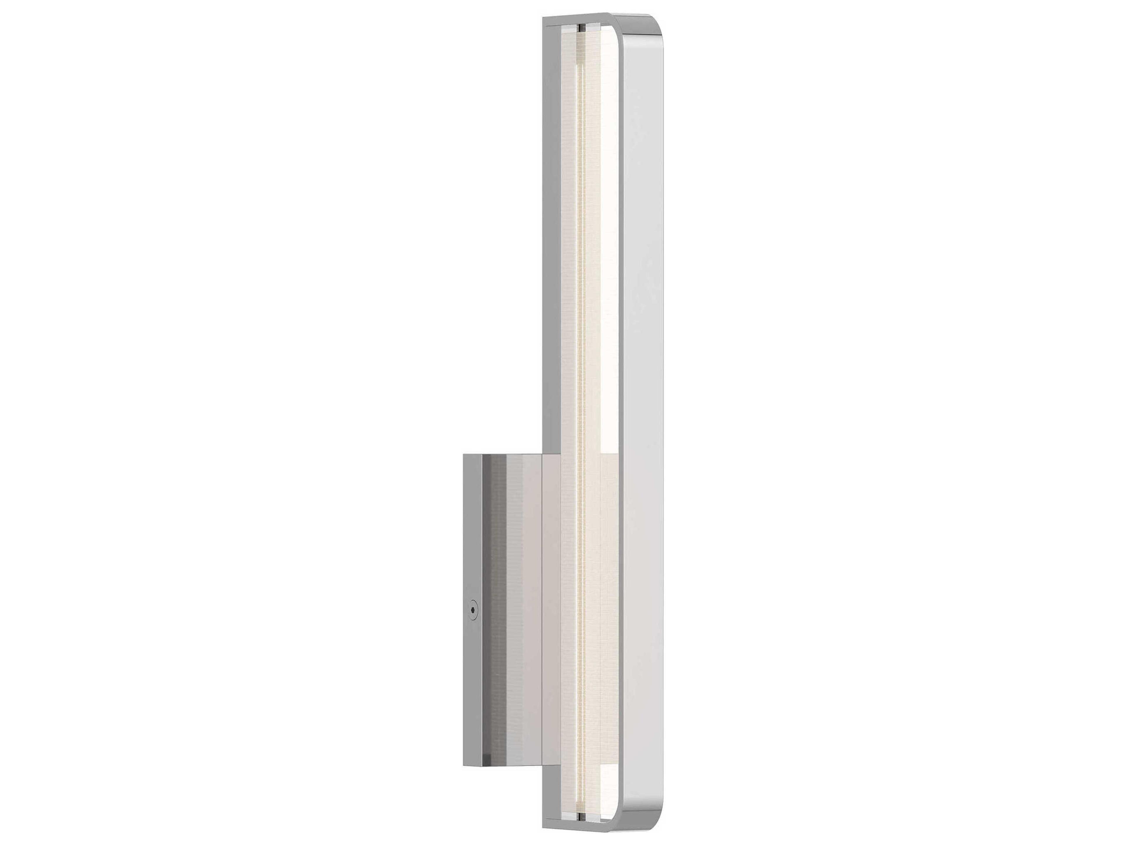 Visual Comfort Modern Banda 1-Light Chrome Wall Sconce