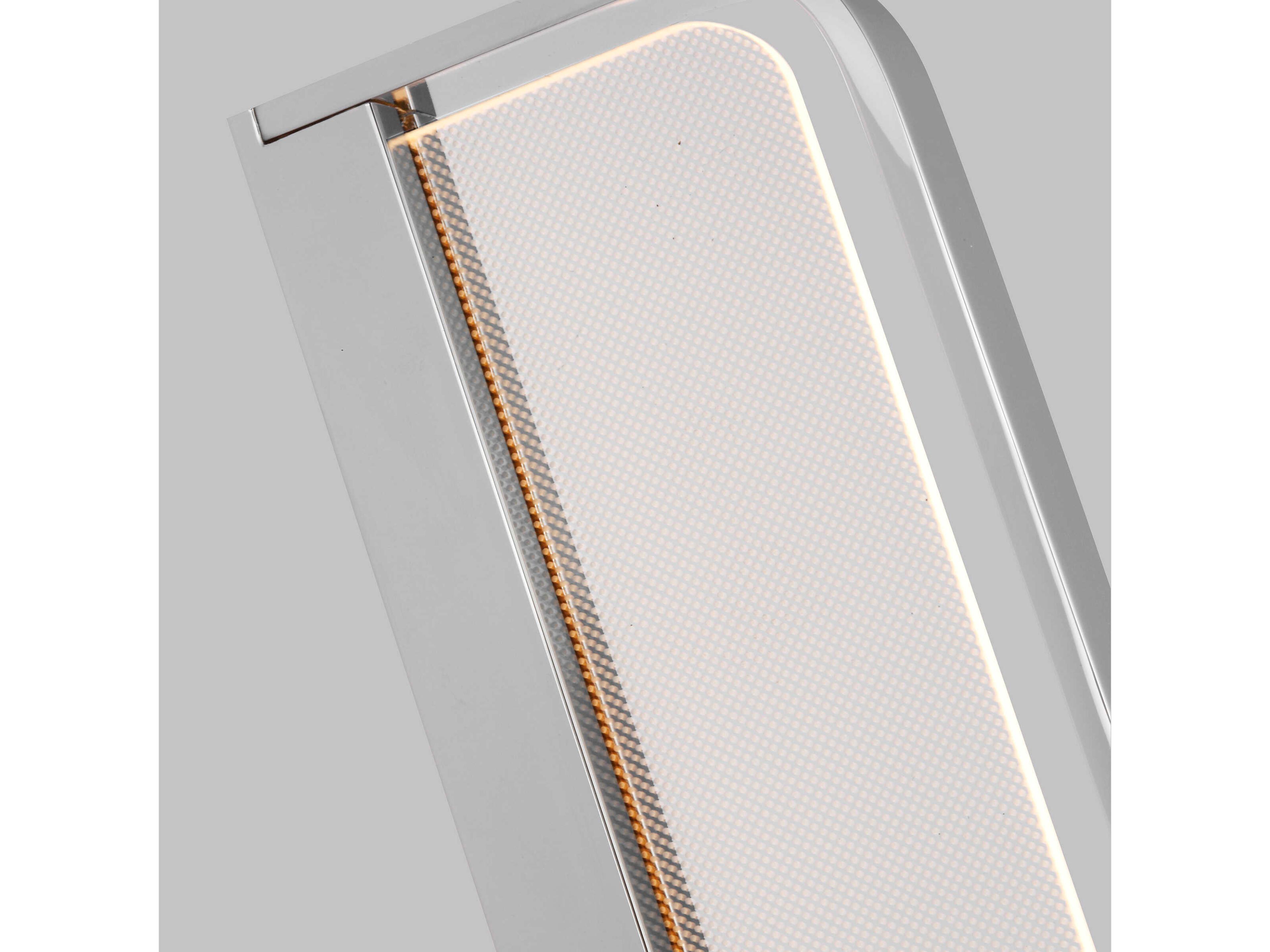 Visual Comfort Modern Banda 1-Light Chrome Wall Sconce